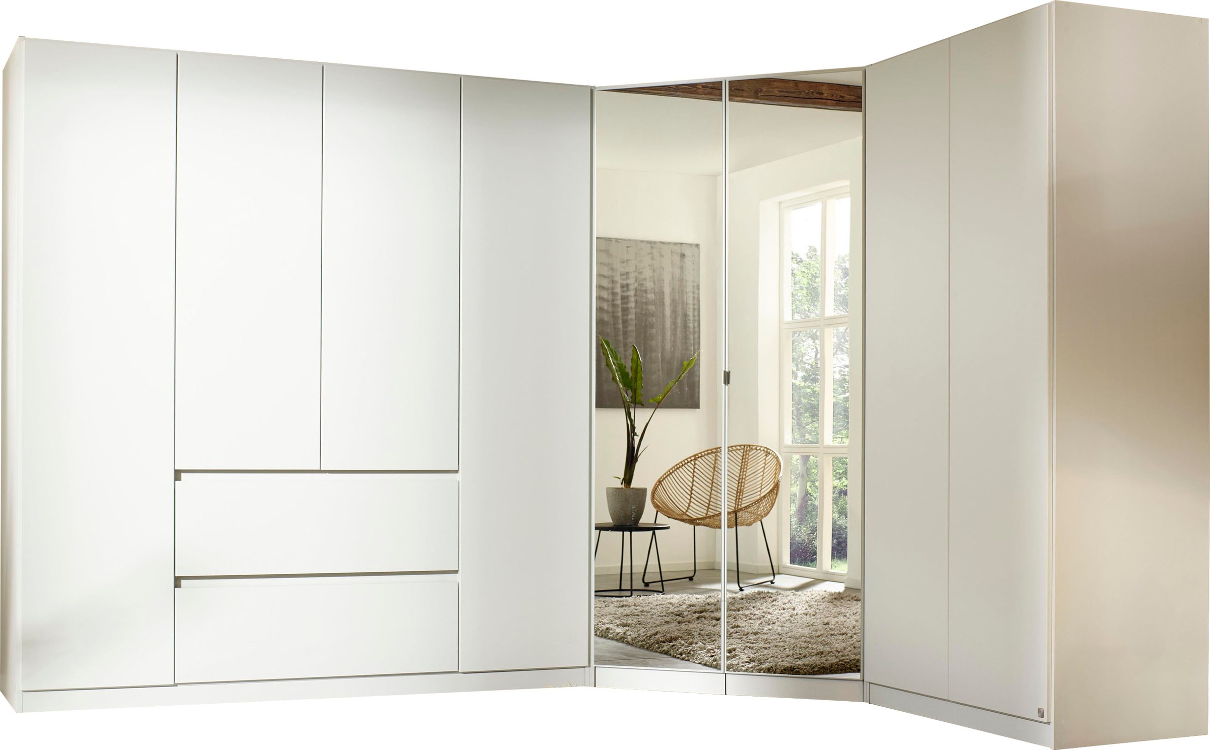 rauch Schrank-Set "Kleiderschrank Schrank Garderobe Wäscheschrank Ankleide günstig online kaufen