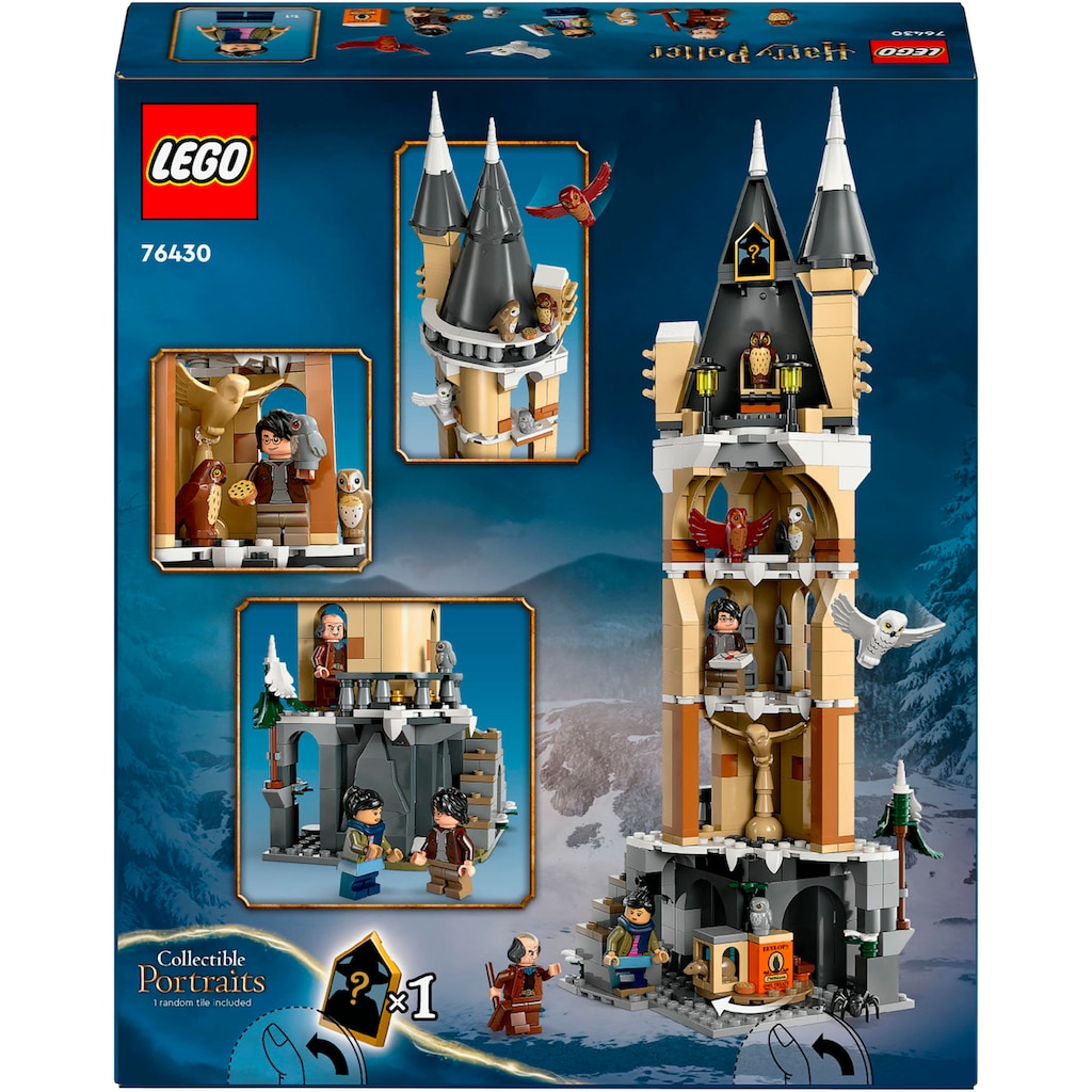 LEGO® Konstruktionsspielsteine »Eulerei auf Schloss Hogwarts™ (76430), LEGO® Harry Potter™«, (364 St.)