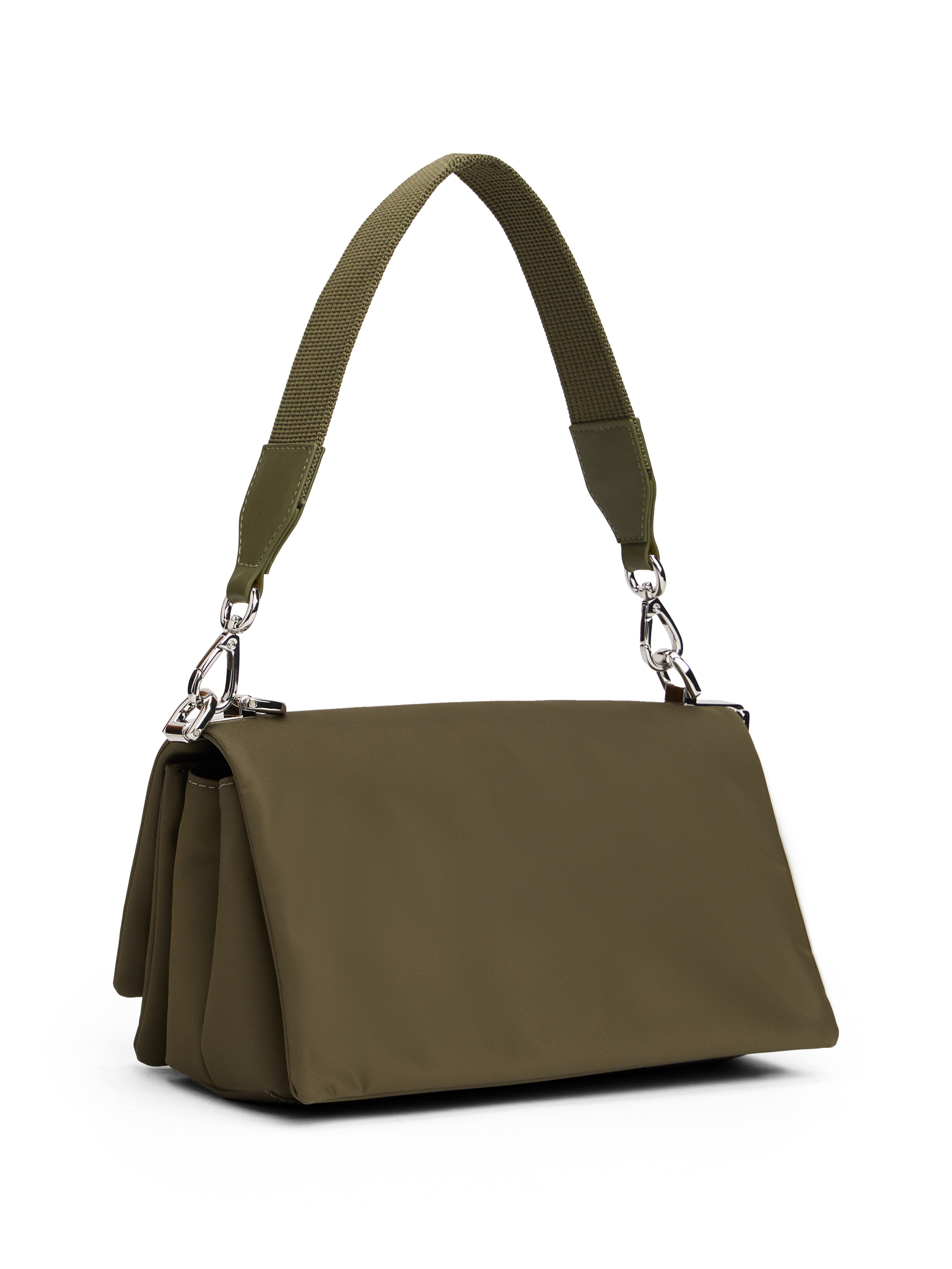 Tommy Hilfiger Umhängetasche »TH HER MED CROSSOVER NYLON SV«, Damen Tragetasche, Abendtasche, Clutch mit edlem TH-Steckverschluss