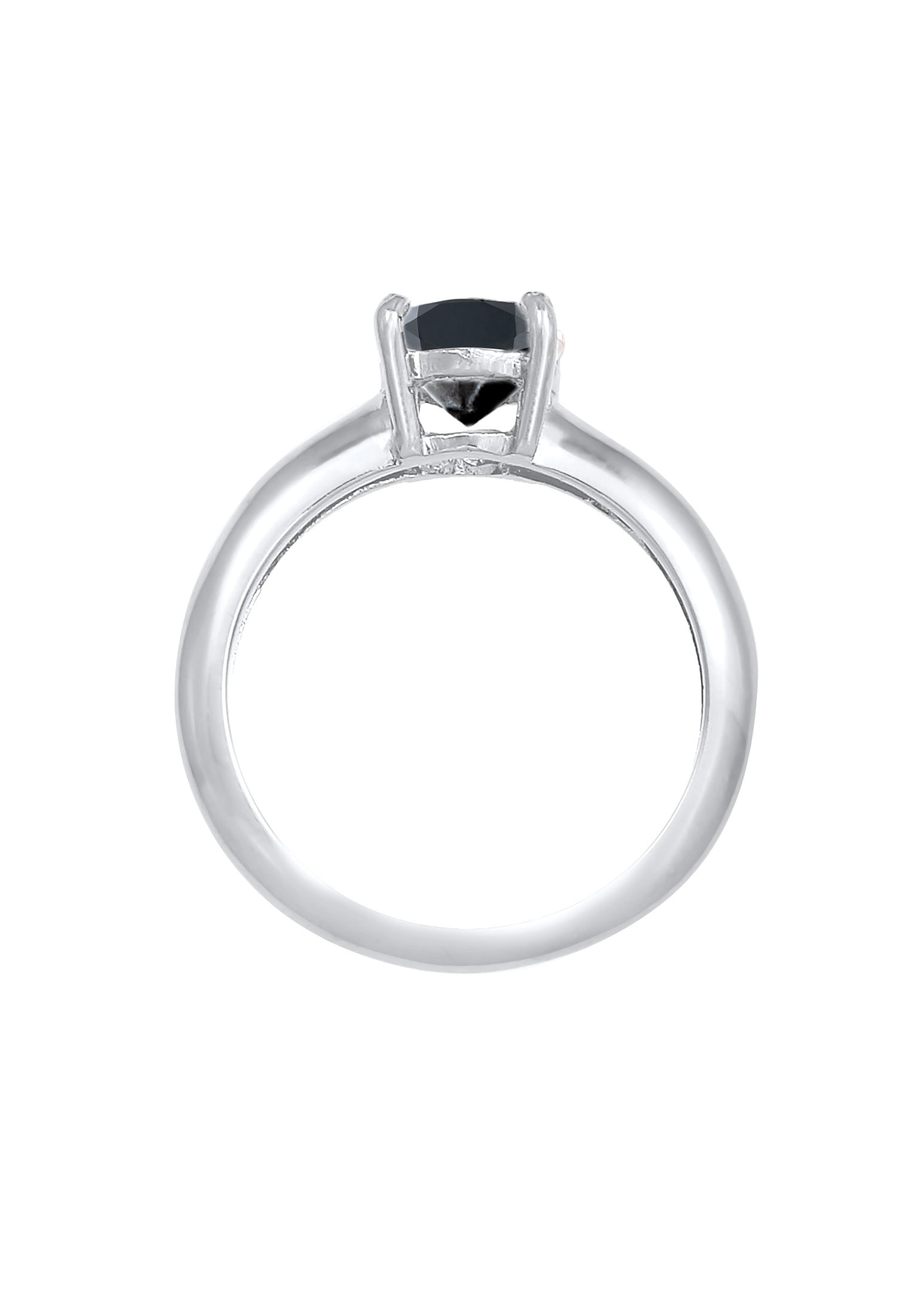 Elli Silberring »Ring Solitär Klassisch Zirkonia Verlobung 925 Silber«