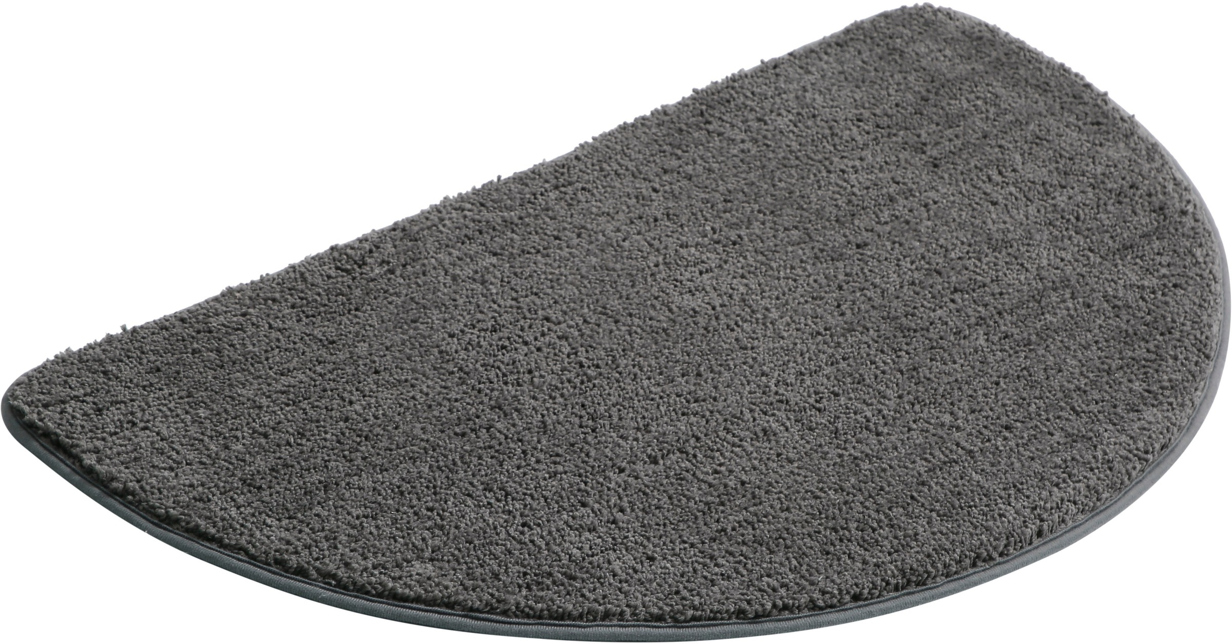 my home Badematte »Regona, Badteppich, Badvorleger, Badezimmer Teppich«, rutschhemmend beschichtet, fußbodenheizungsgeeignet-schnell trocknend-strapazierfähig, Uni Farben, besonders weich, als rechteckig und halbrund erhältlich