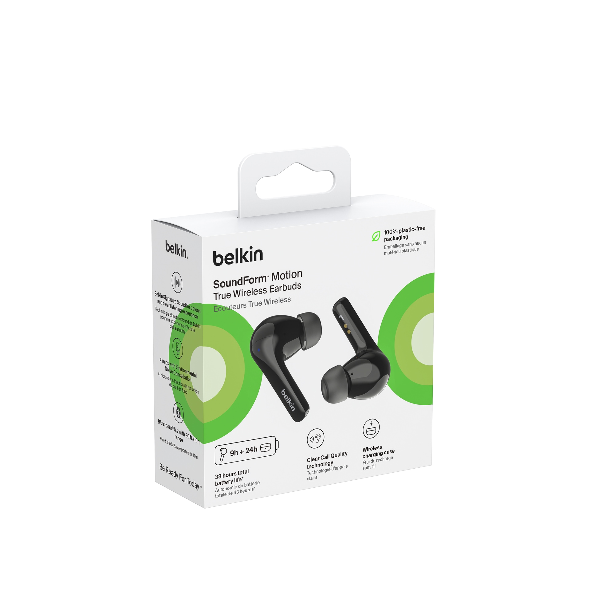 Belkin wireless In-Ear-Kopfhörer »SOUNDFORM Motion True Wireless Kopfhörer«, Rauschunterdrückung