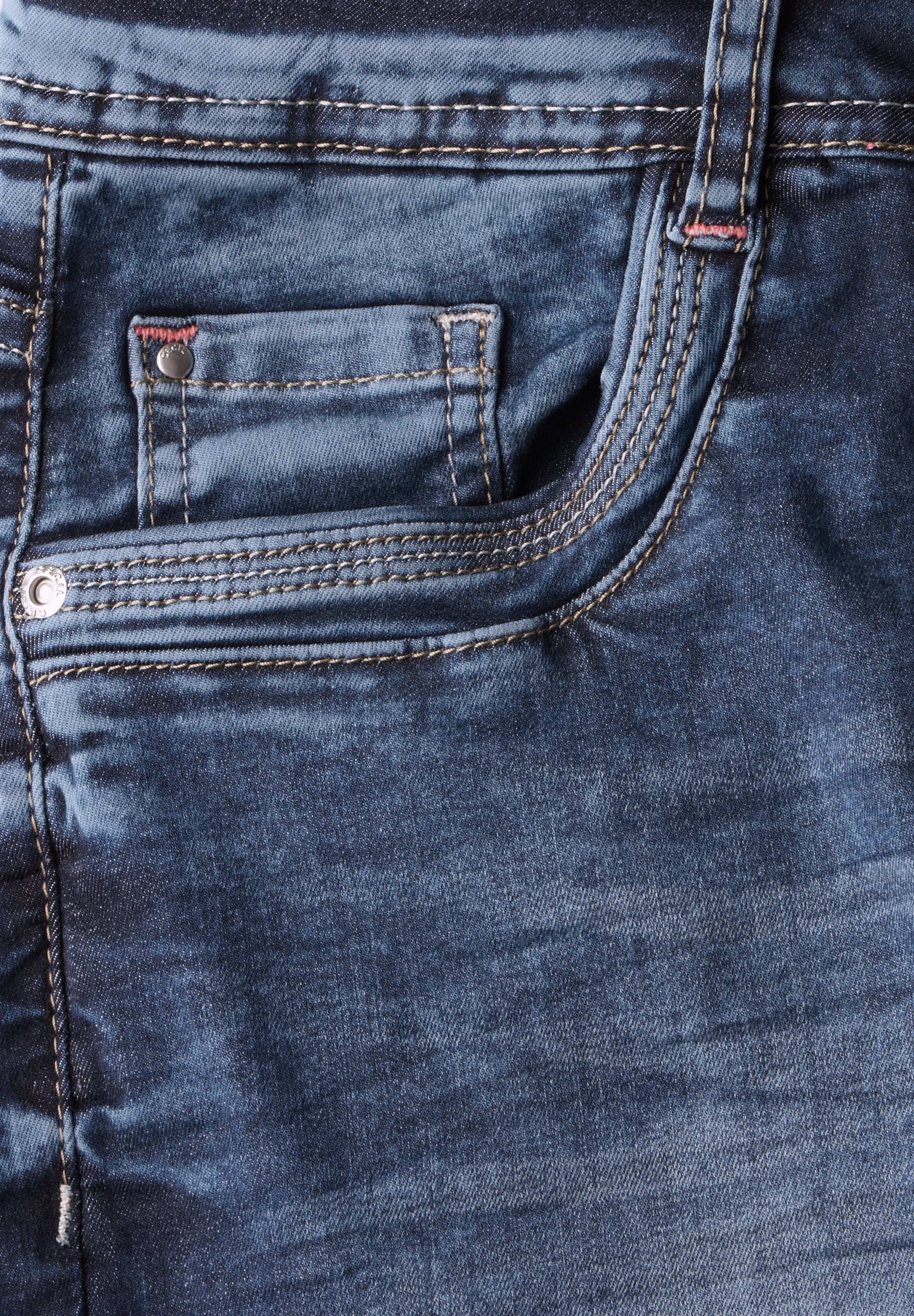 Cecil Slim-fit-Jeans, High Waist