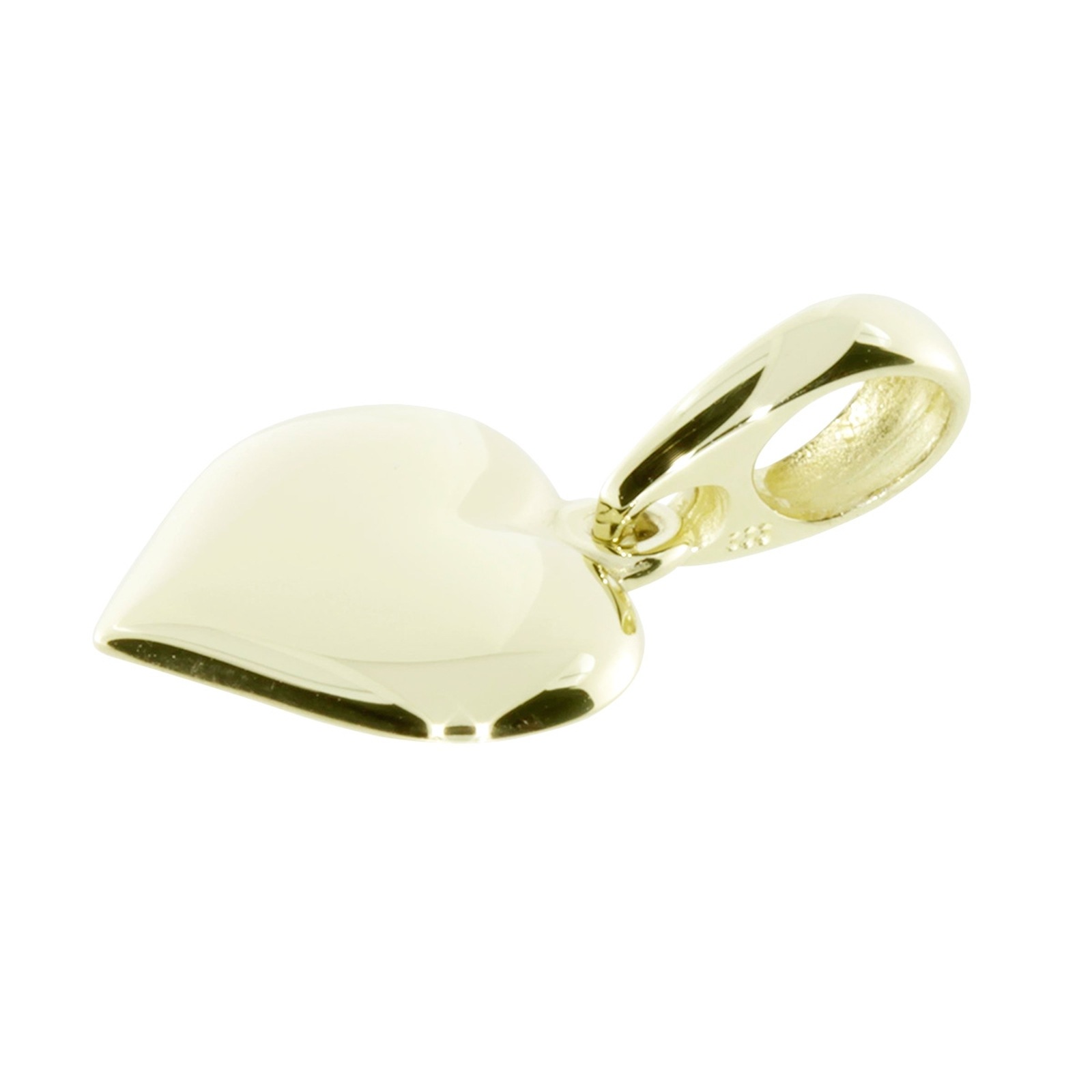 OSTSEE-SCHMUCK Kettenanhänger »- Herz - Gold 333/000 -,«