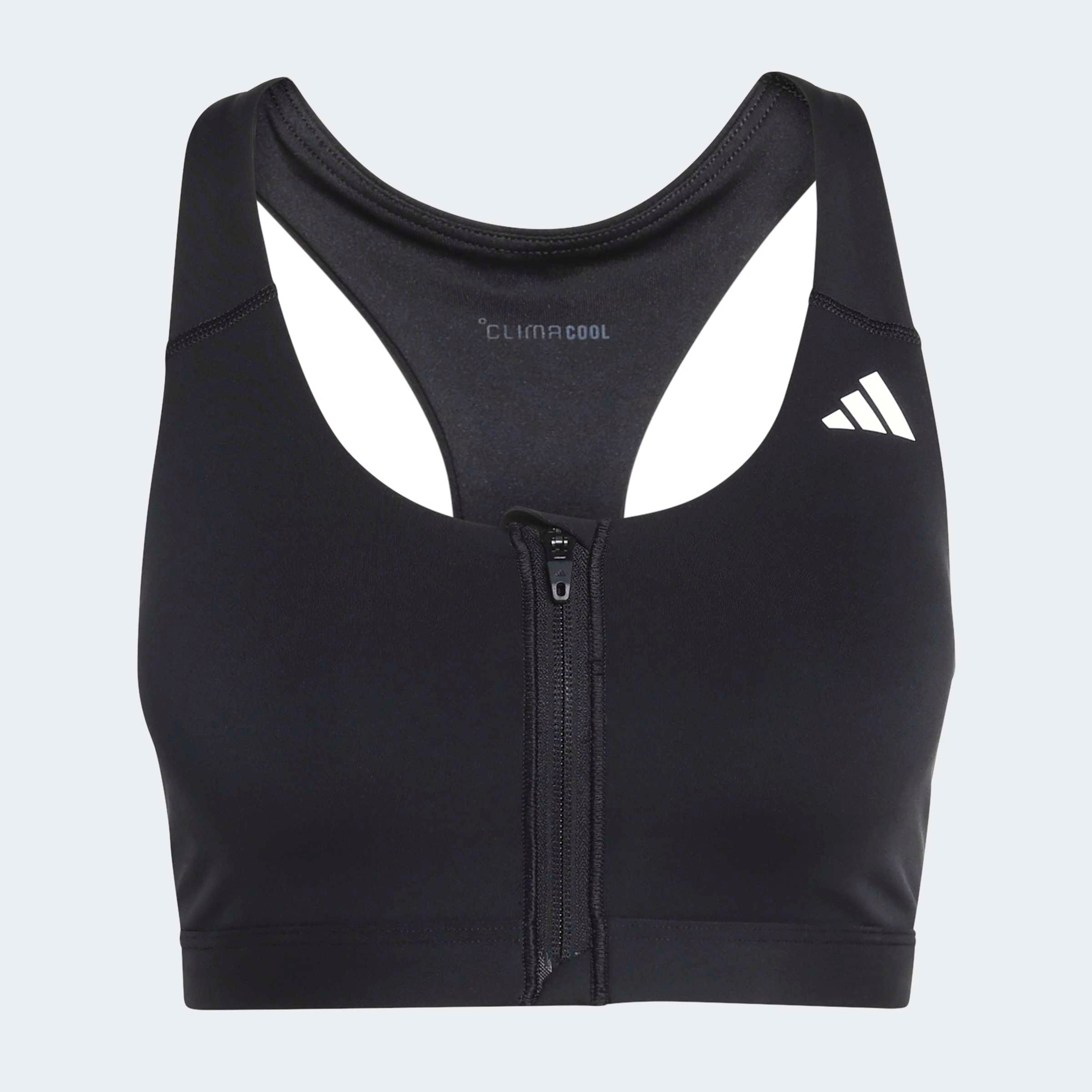 adidas Performance Sport-BH »OPTIME ESSENTIALS WORKOUT ZIP-FRONT MEDIUM SUPPORT« 1