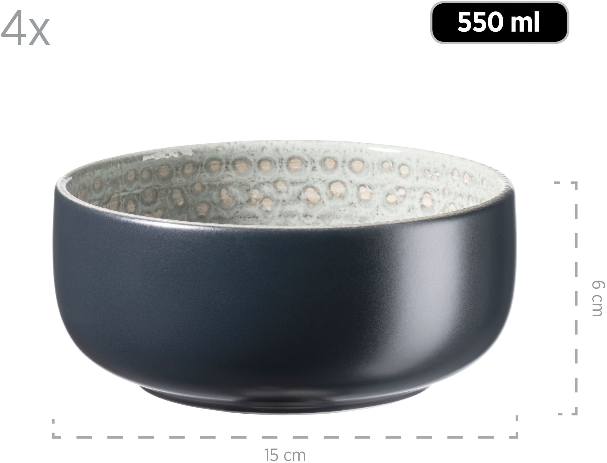 MÄSER Kombiservice »SPICY MARKET, Geschirr-Set, Steingut«