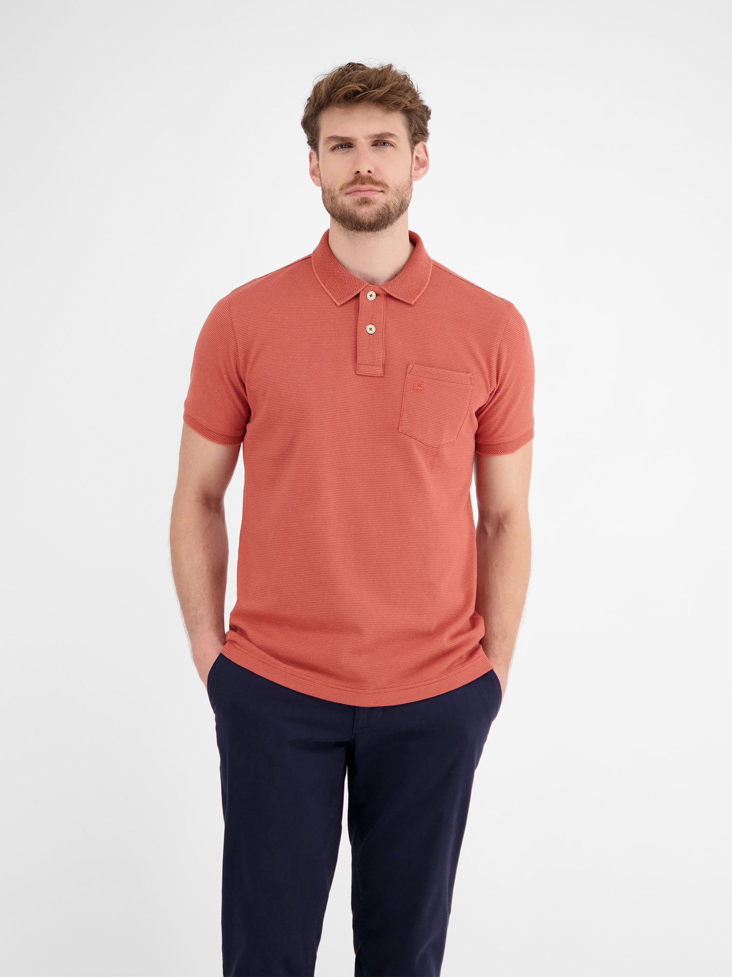 LERROS Poloshirt "Poloshirt in weicher Piquéqualität"