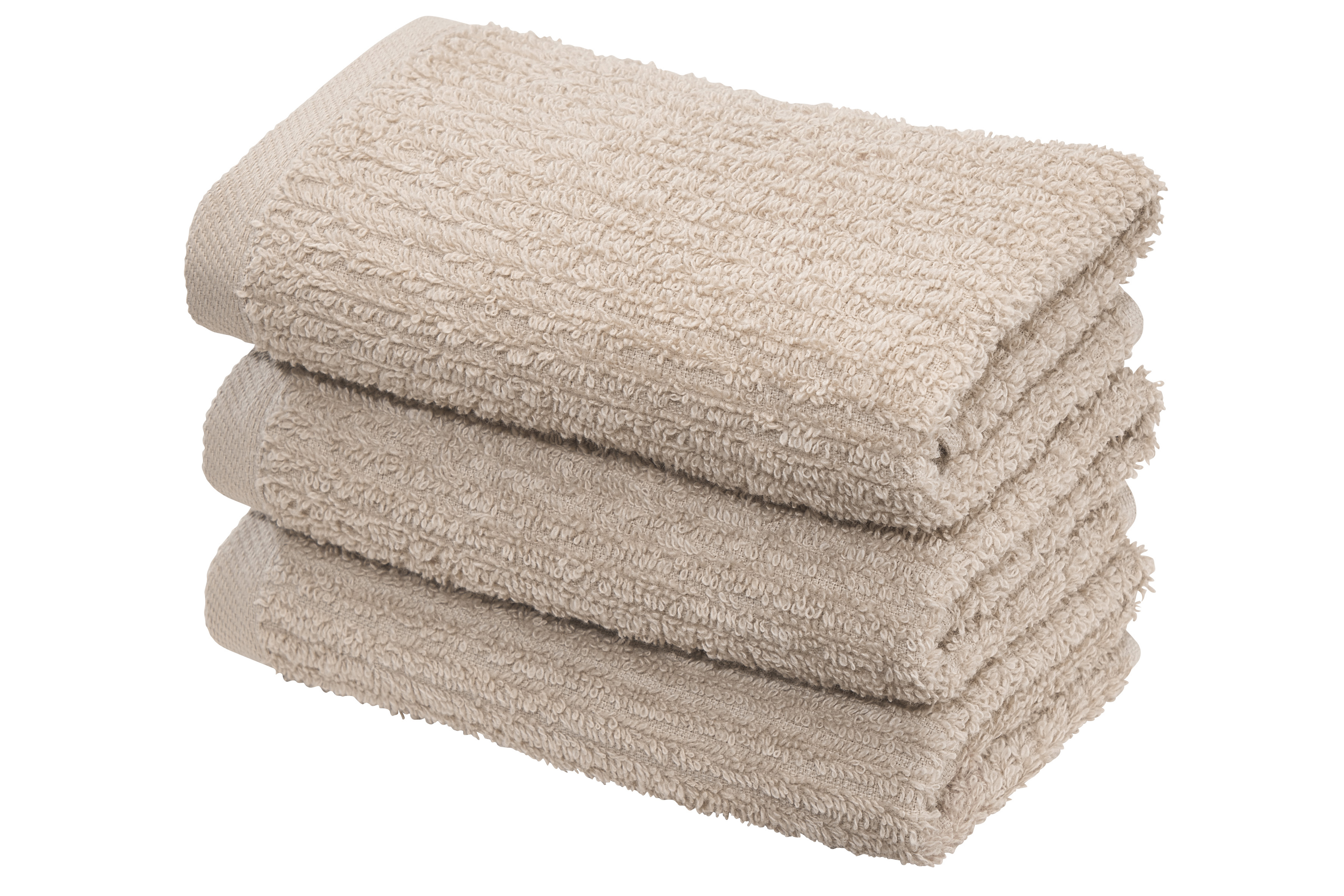 OTTO home Gaestehandtuecher "Riva, 30x50, Premium Handtücher, 500 gr/m²" Hoch-Tief-Struktur, Streifen, weich, 5 Jahre Garantie