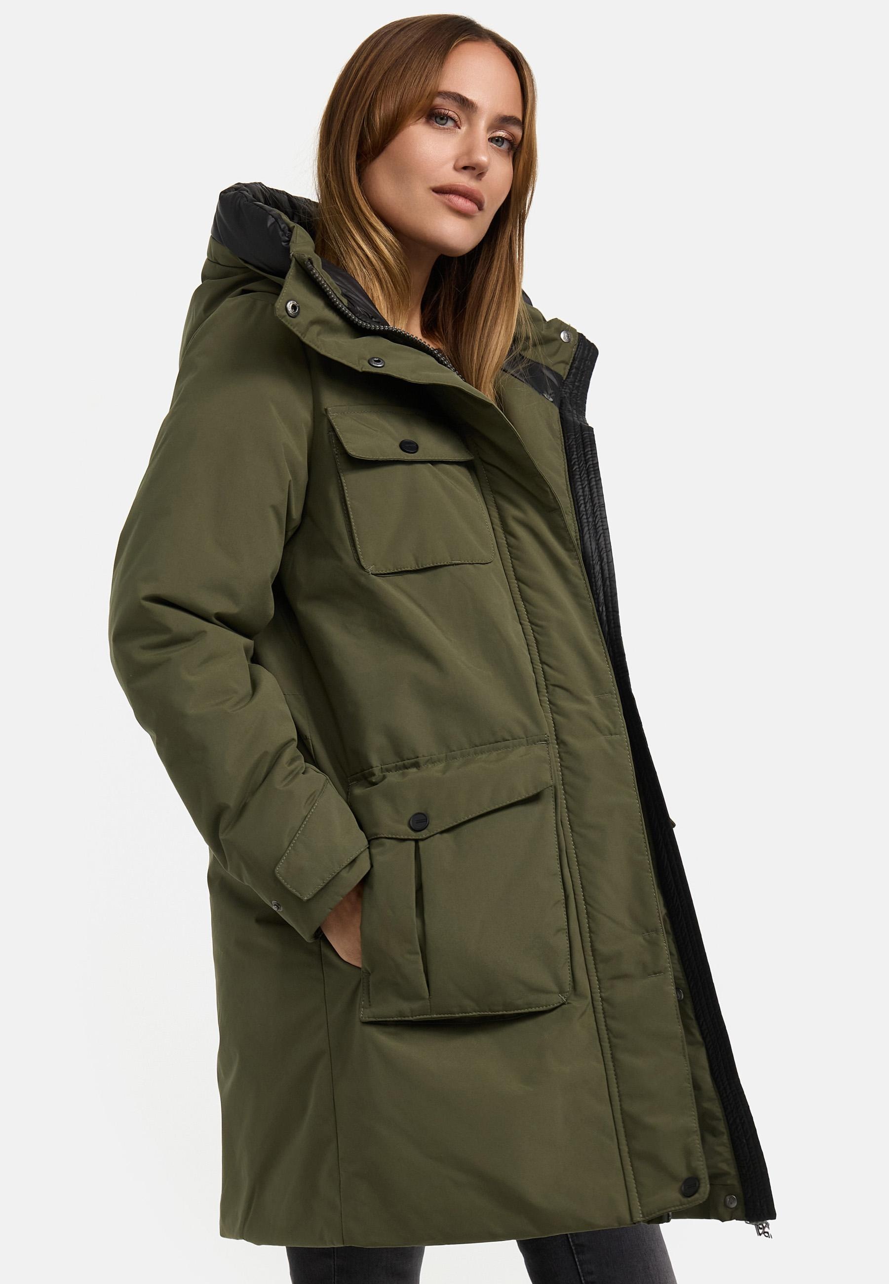Navahoo Winterjacke »Eissturm 14«, mit Kapuze, Wasserabweisende Jacke mit Kapuze