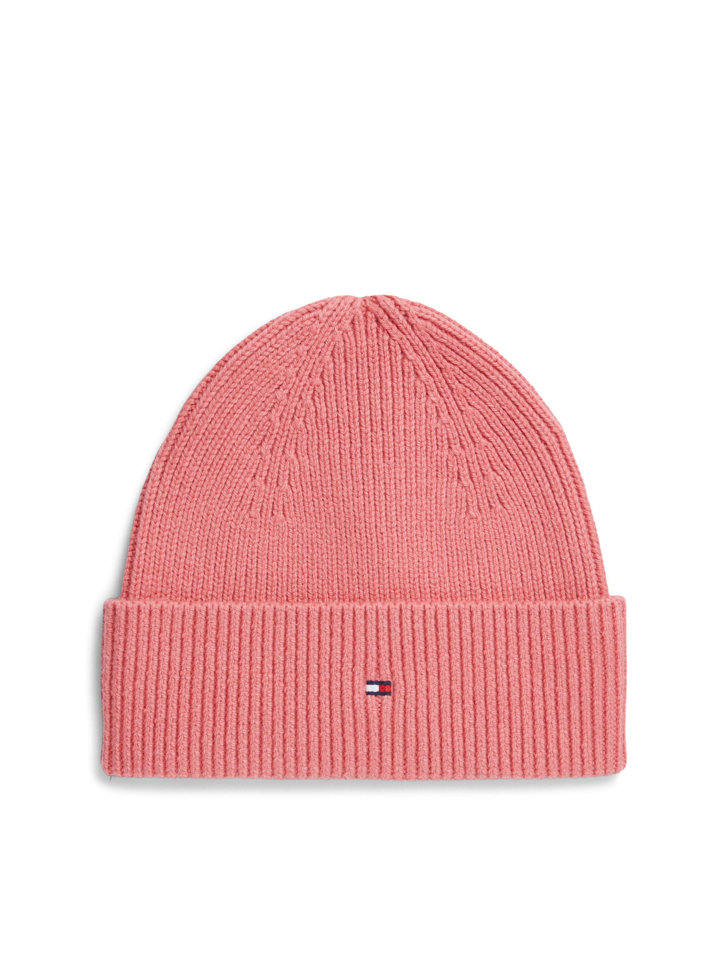 Tommy Hilfiger Beanie »TH FLAG KNIT« mit Wolle und Stickerei