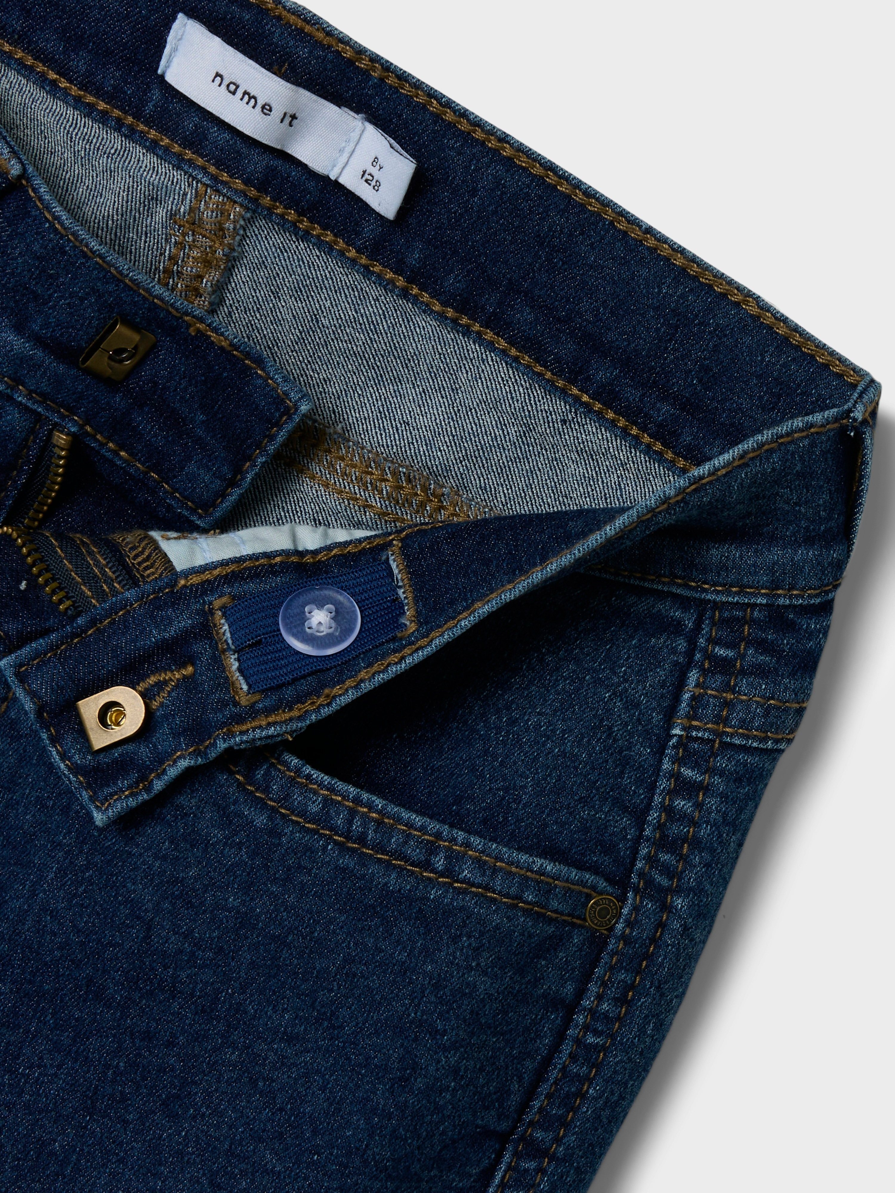Thumbnail - Name It Weite Jeans "NKFROSE WIDE JEANS 8808-DT TB"