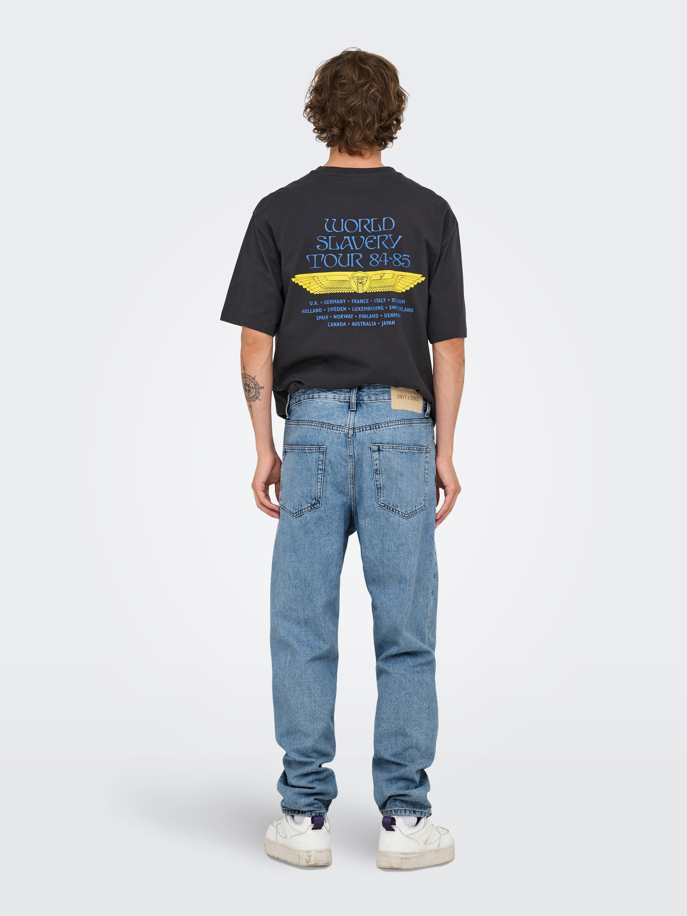 ONLY & SONS Loose-fit-Jeans »ONSTYE LOOSE TAPE.BOX  8836 AZG DNM NOOS« Baumwolle, loose fit