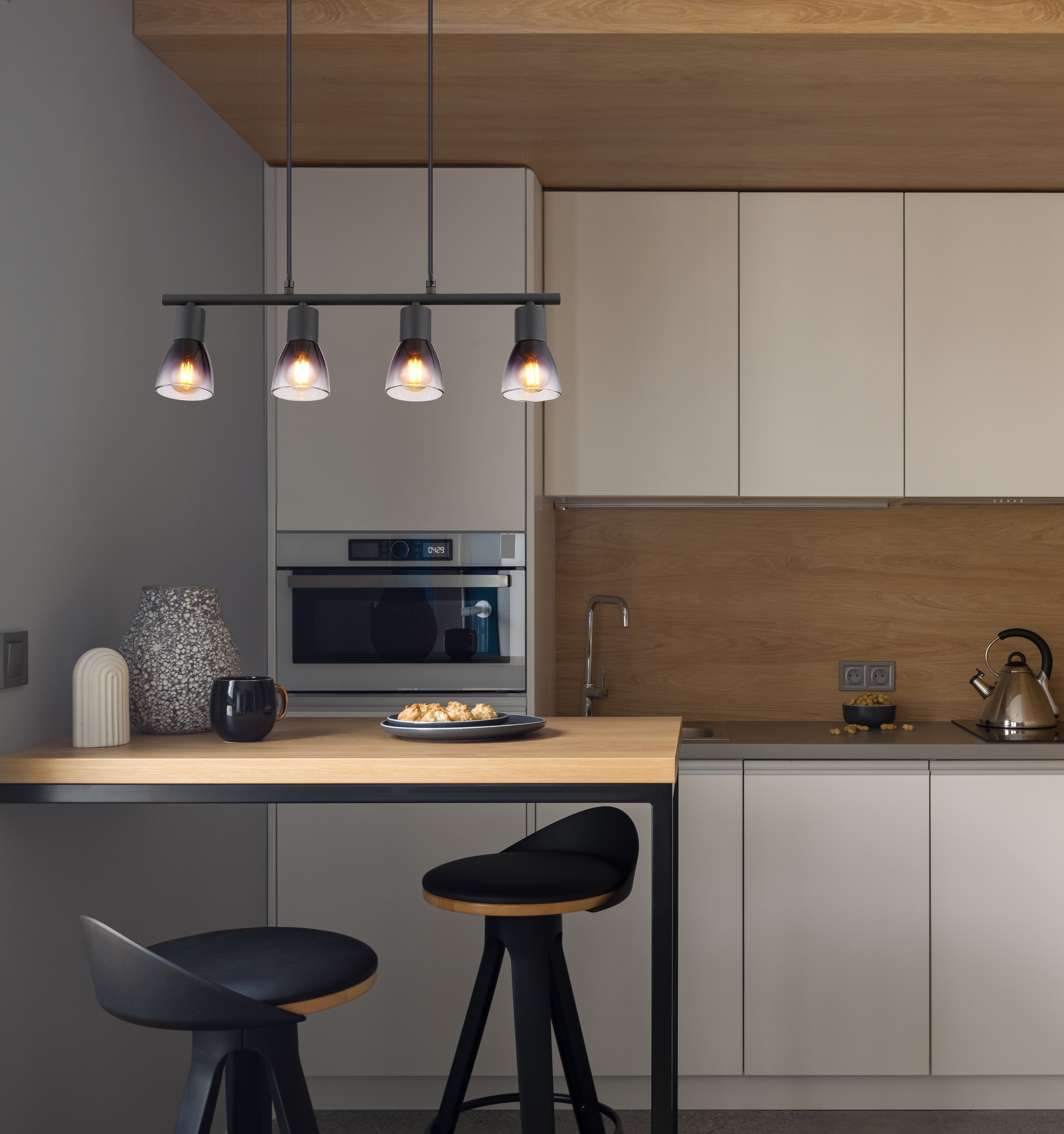 GLOBO LIGHTING Hängeleuchte »SATELLA« E14 1 Stk. Hängelampe/Pendelleuchte/Esszimmer/Wohnzimmer/Esstisch