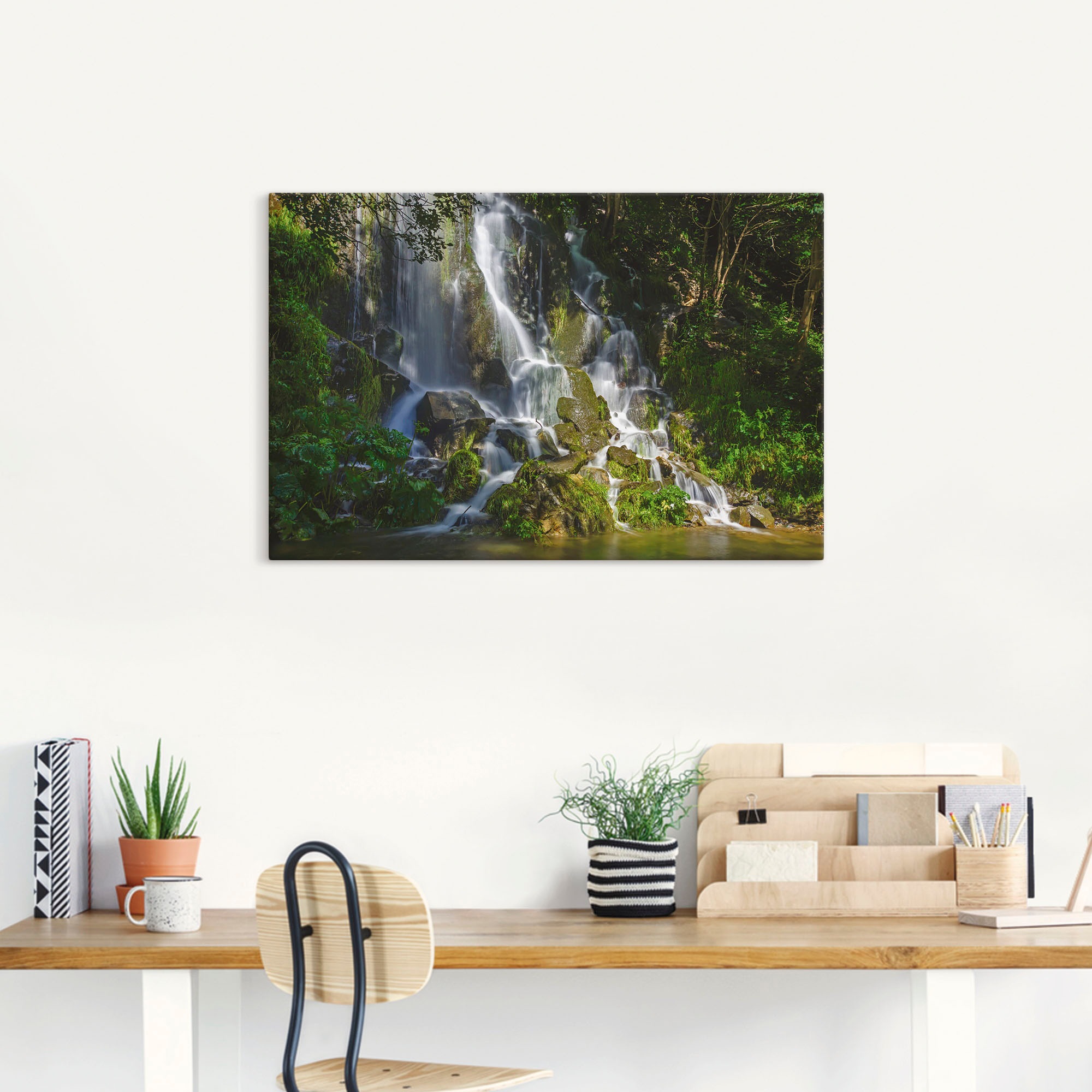 Artland Wandbild »Wasserfall im Harz«, Gewässer, (1 St.), als Poster in verschied. Größen