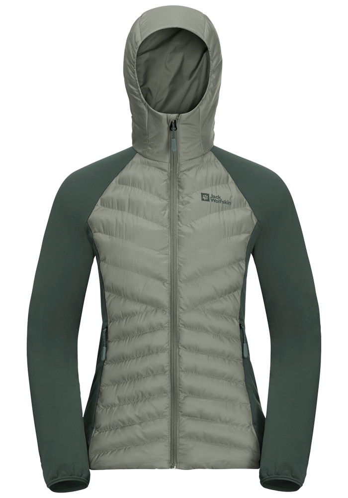 Jack Wolfskin Hybridjacke »ROUTEBURN PRO HYBRID W«, mit Kapuze