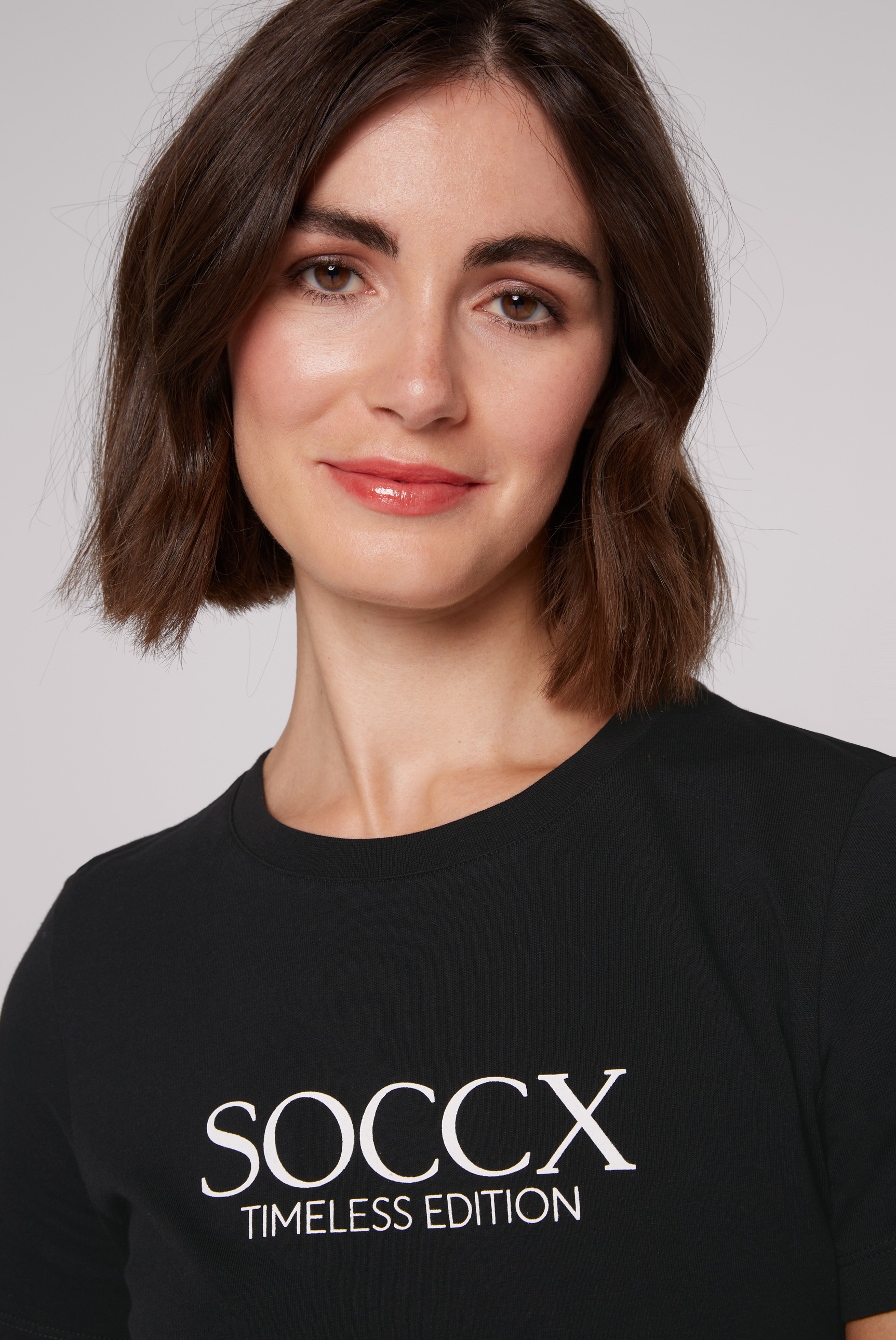 SOCCX Rundhalsshirt, aus Baumwolle