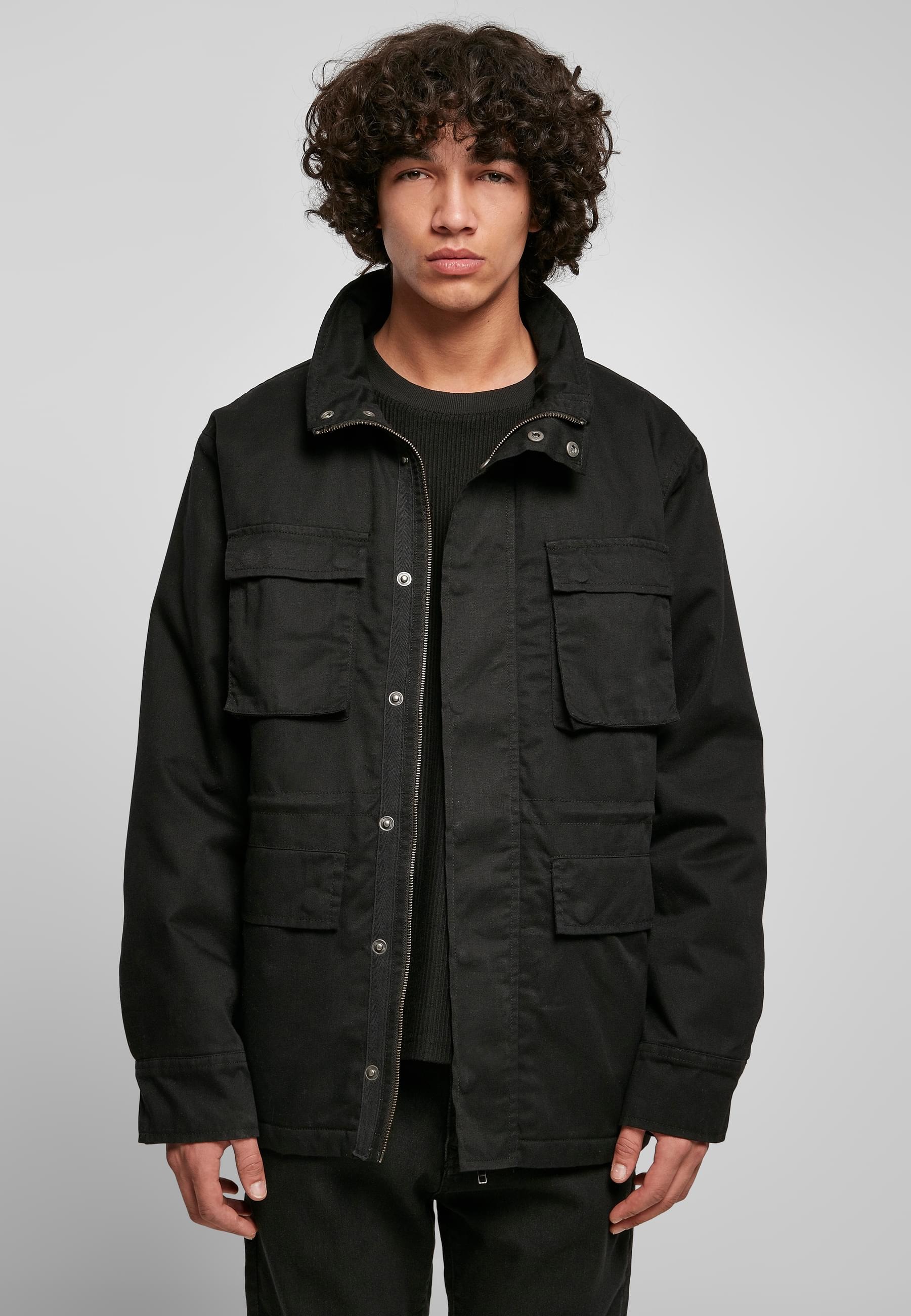 URBAN CLASSICS Allwetterjacke »Urban Classics Herren Big M-65 Jacket«, (1 St.), ohne Kapuze