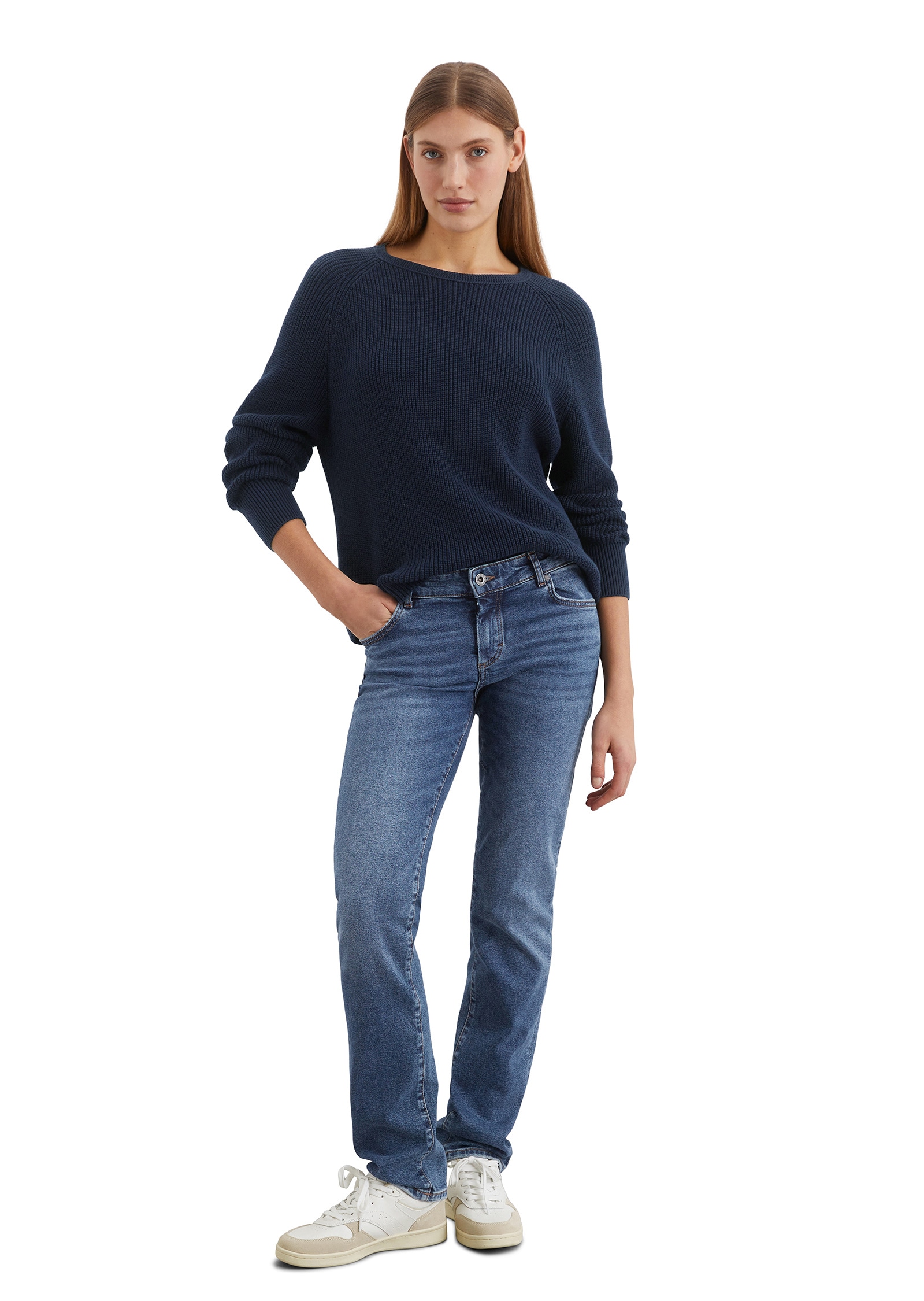 Marc O'Polo Strickpullover »aus Heavy-Weight-Organic-Cotton«