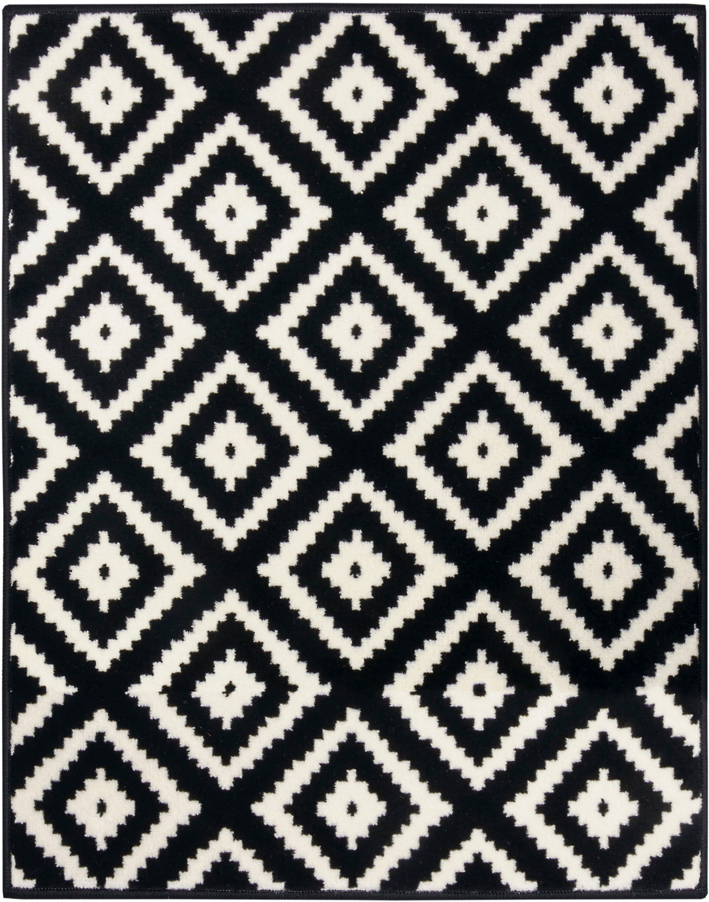 HANSE Home Teppich »Raute«, rechteckig, 9 mm Höhe, Läufer, Kurzflor, Skandi, Raute, Wohnzimmer, Schlafzimmer, Flur