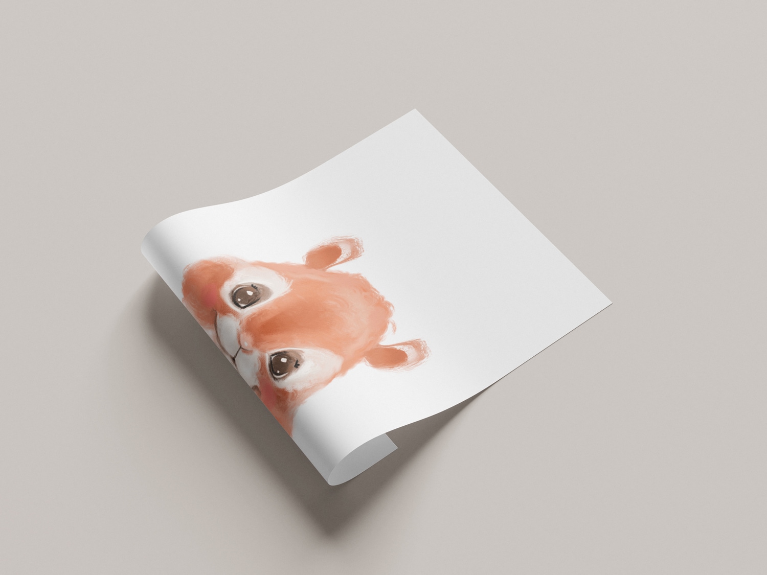 Lüttenhütt Bild mit Rahmen »oder Poster, Niedliches Eichhörnchen«, Eichhörnchen-Fantasy-Tiere, (1 St.), HD Premium Druck