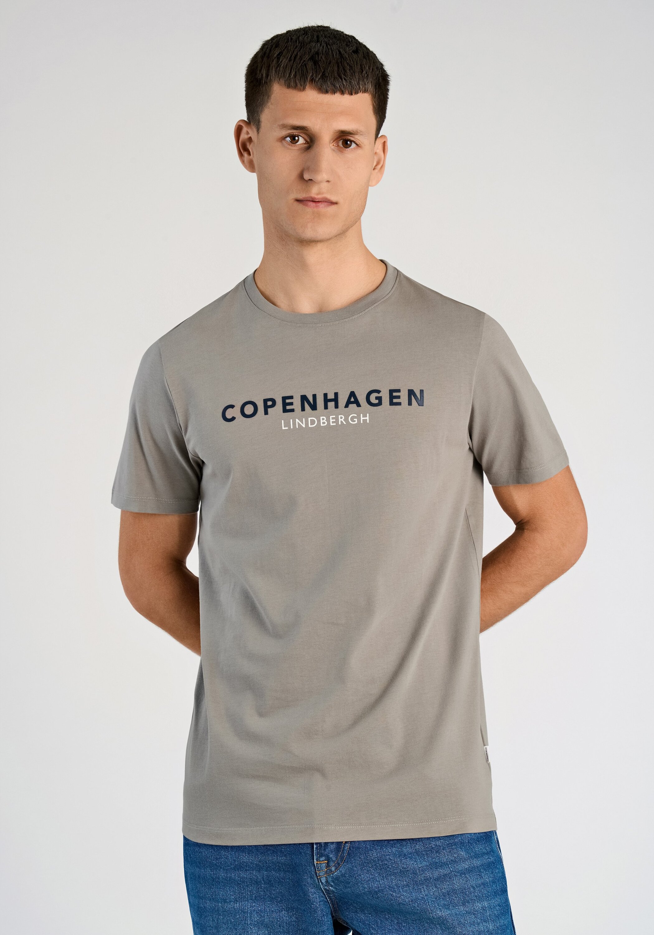 LINDBERGH Kurzarmshirt "T-Shirt (Kurzarm) Relaxed Fit"