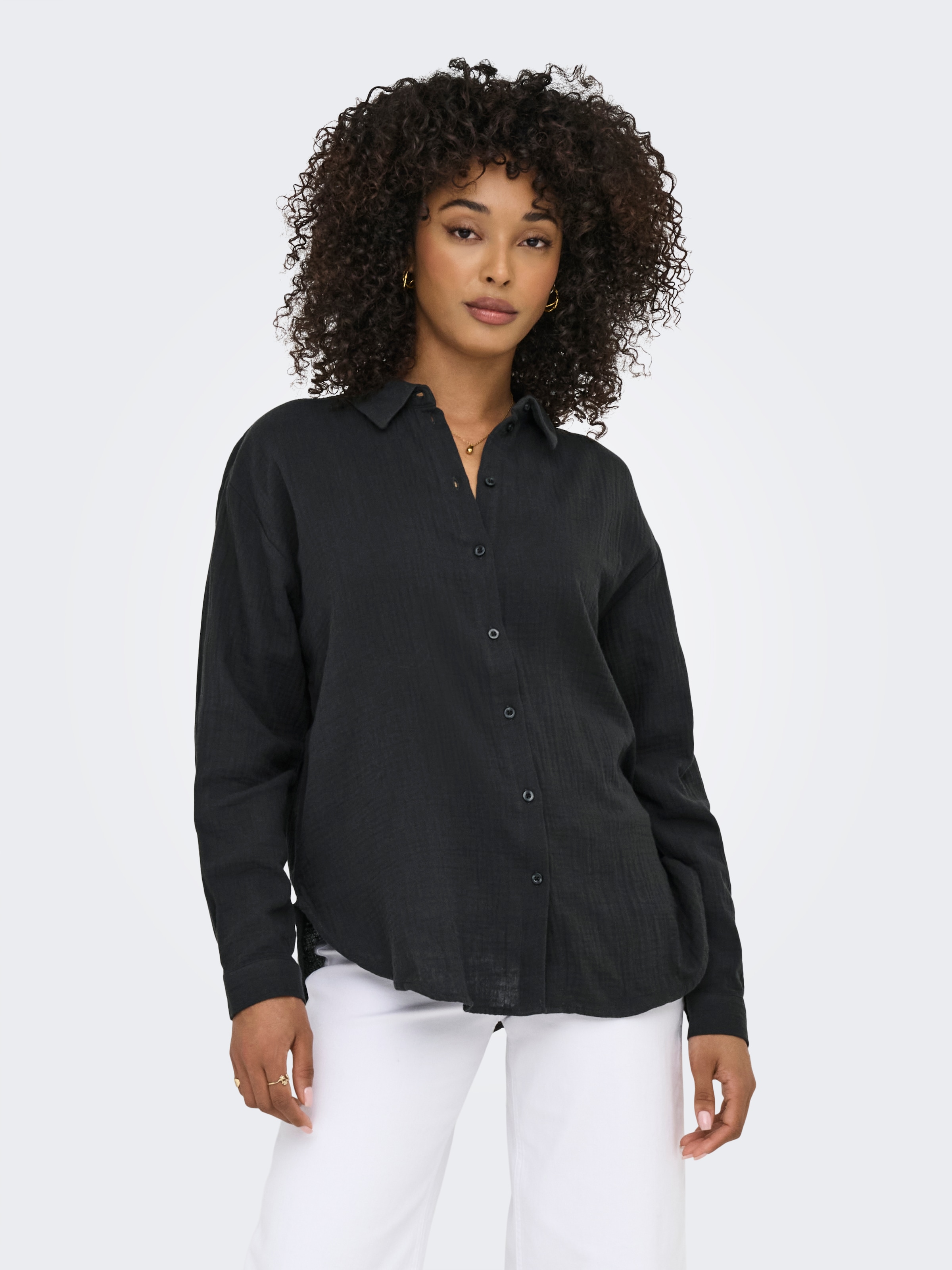 JDY Hemdbluse "JDYTHEIS LIFE L/S LOOSE SHIRT WVN NOOS" günstig online kaufen