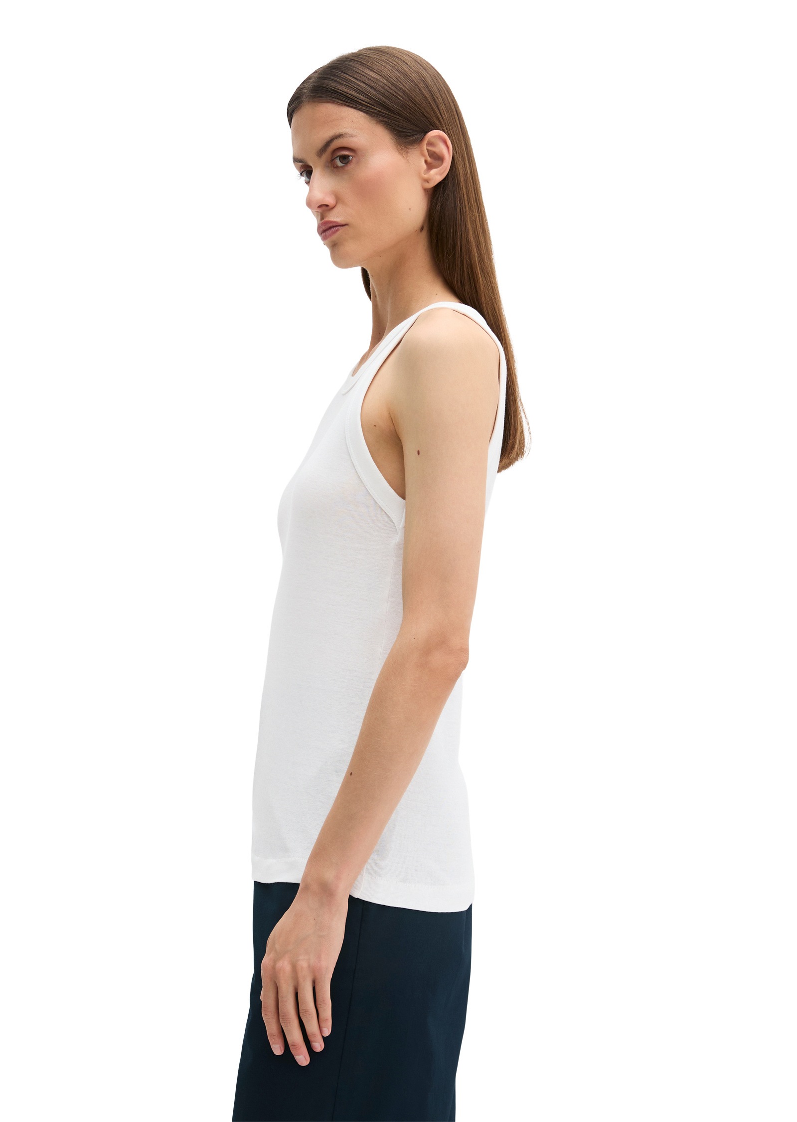 Marc O'Polo T-Shirt »aus Rippjersey«