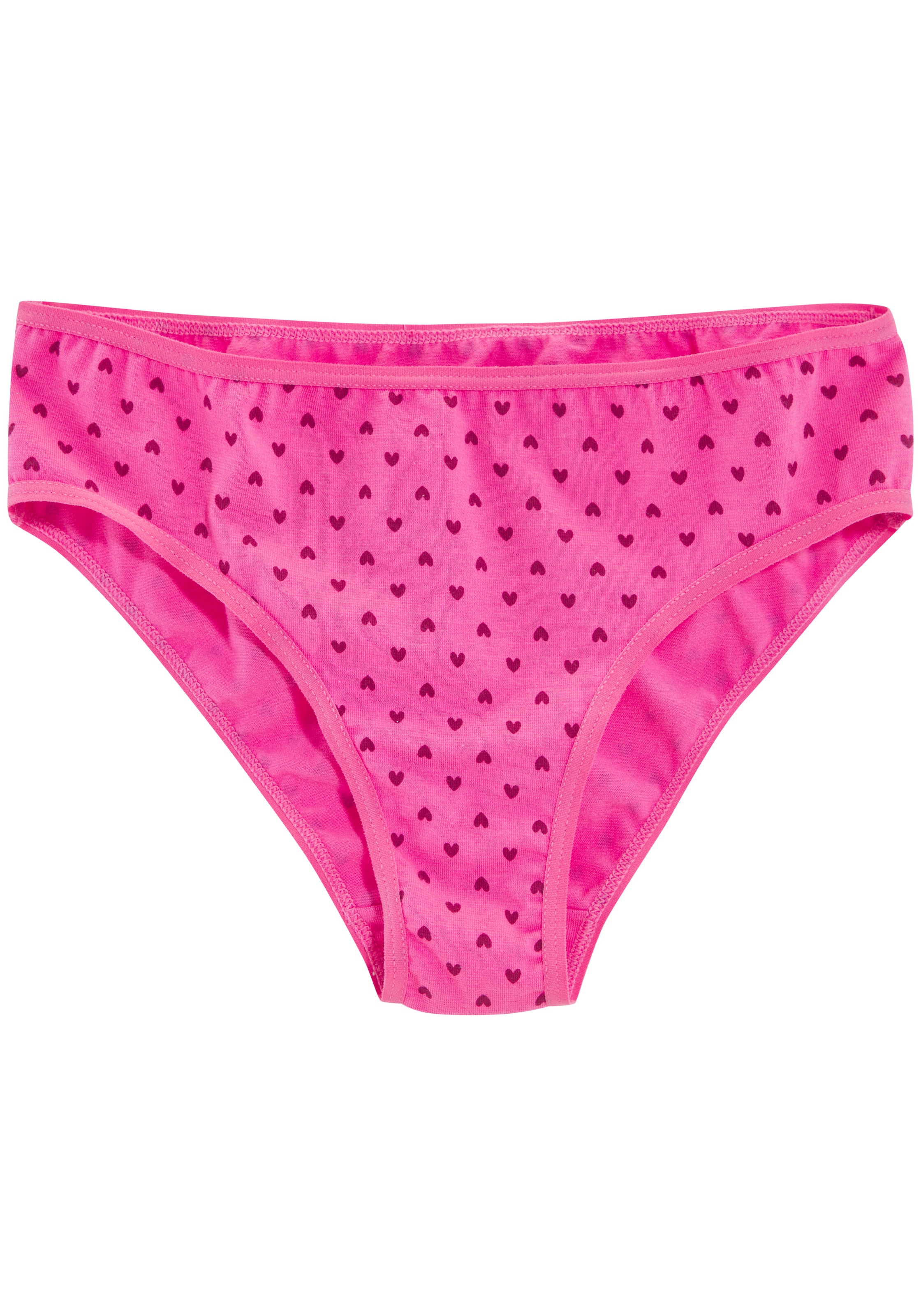 petite fleur Bikinislip Packung, 8 Stk. mit Sternen-Print und unifarben