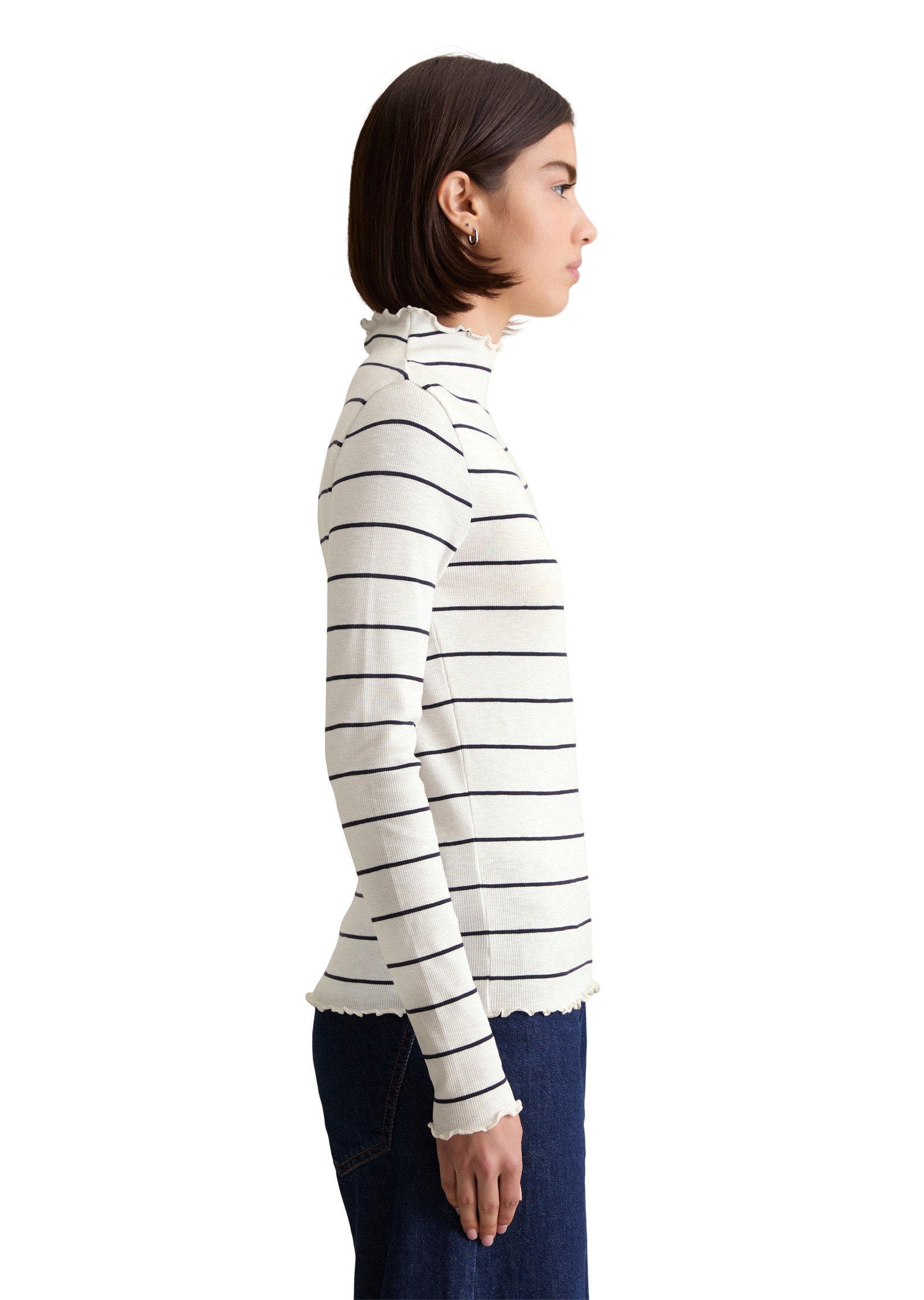Marc O'Polo DENIM Langarmshirt »aus Organic Cotton-Stretch-Jersey«
