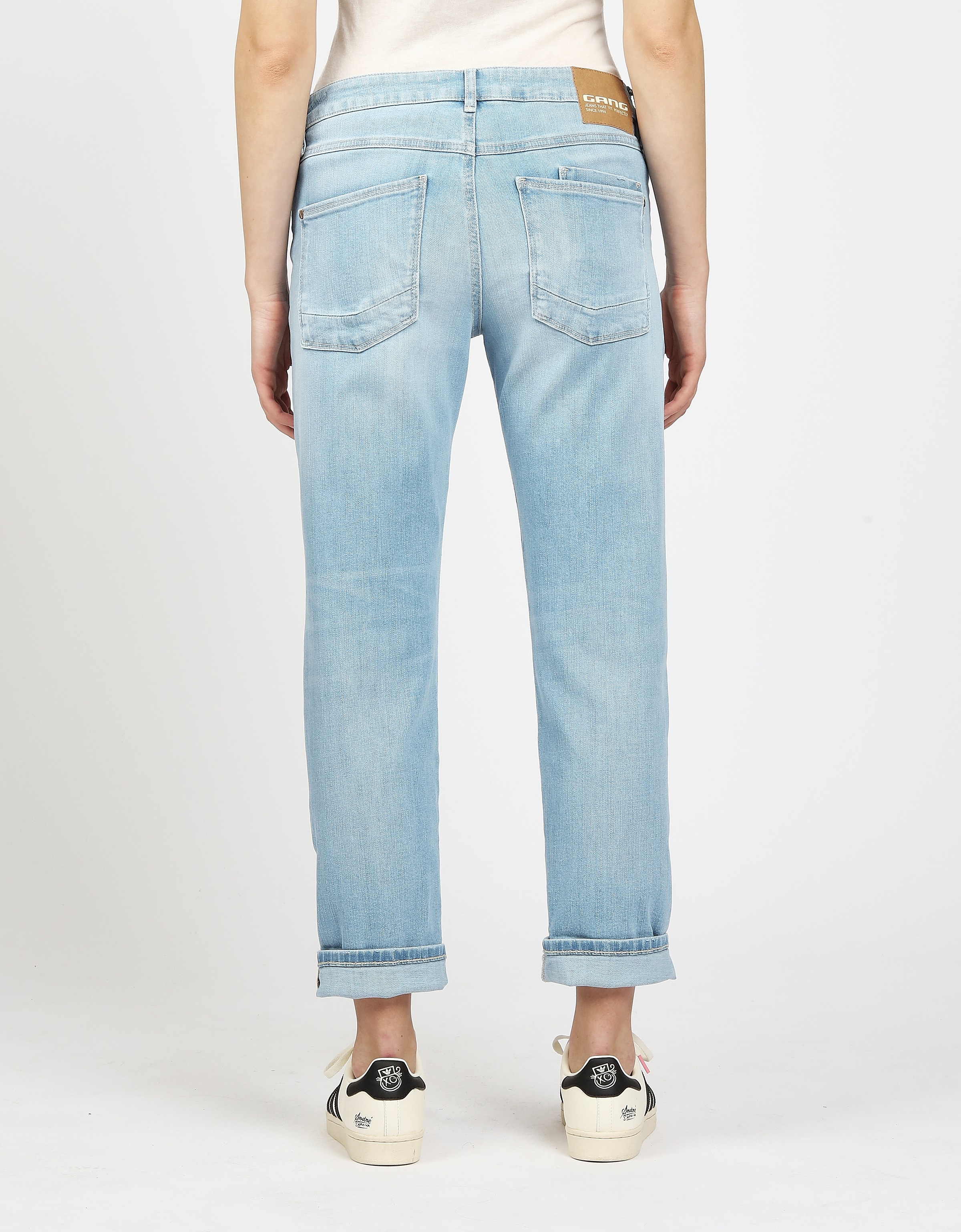 GANG "94NADIA" 5-Pocket Style mit Reißverschluss und Knopf günstig online kaufen