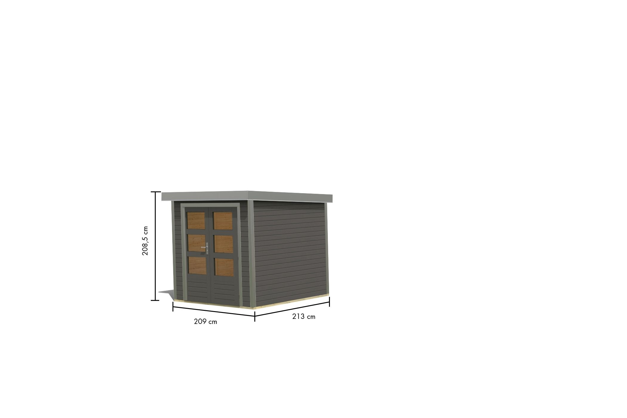 Karibu Gartenhaus »Jupiter 2 B«