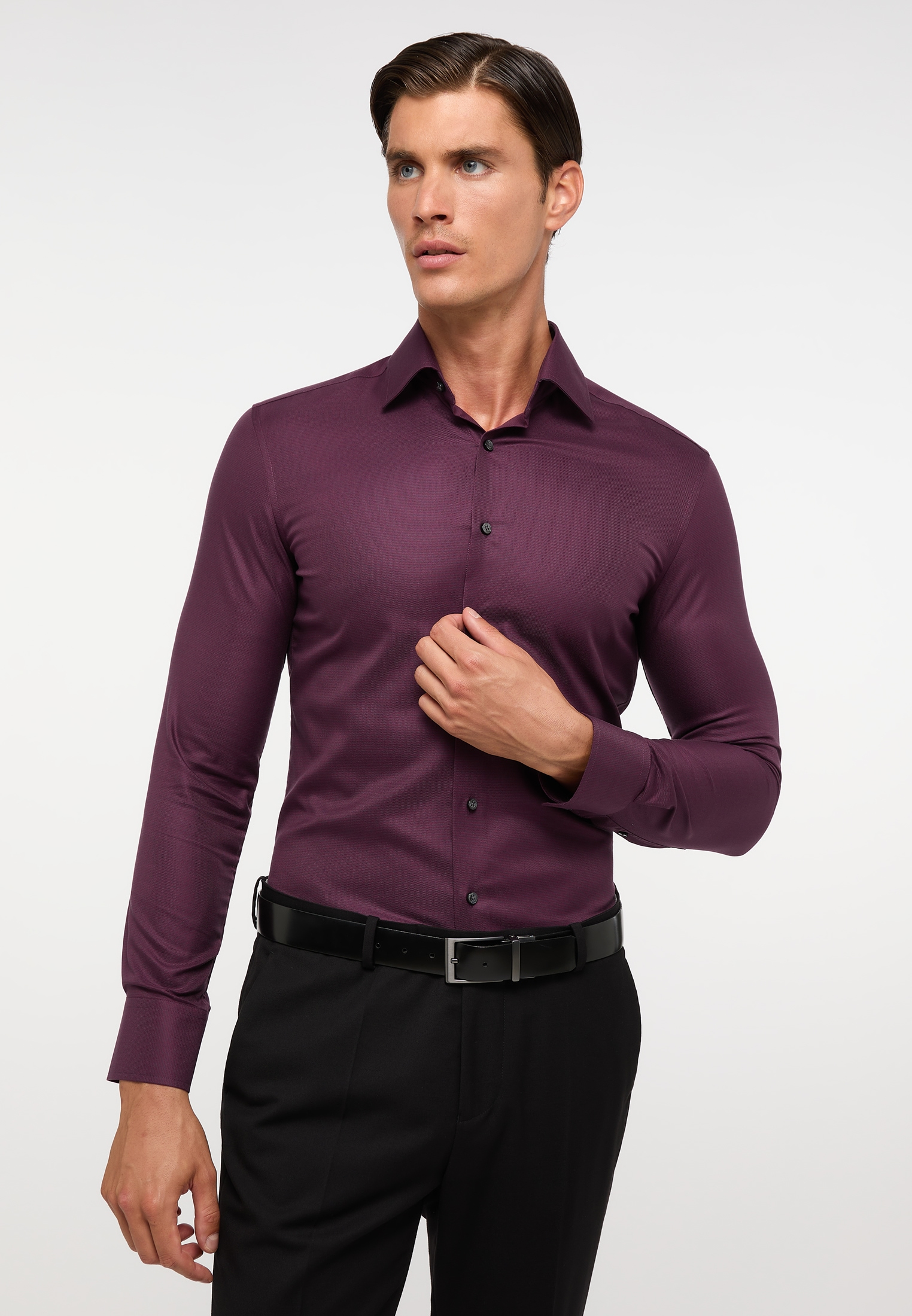 Eterna Langarmhemd "SLIM FIT" NON IRON (bügelfrei) günstig online kaufen