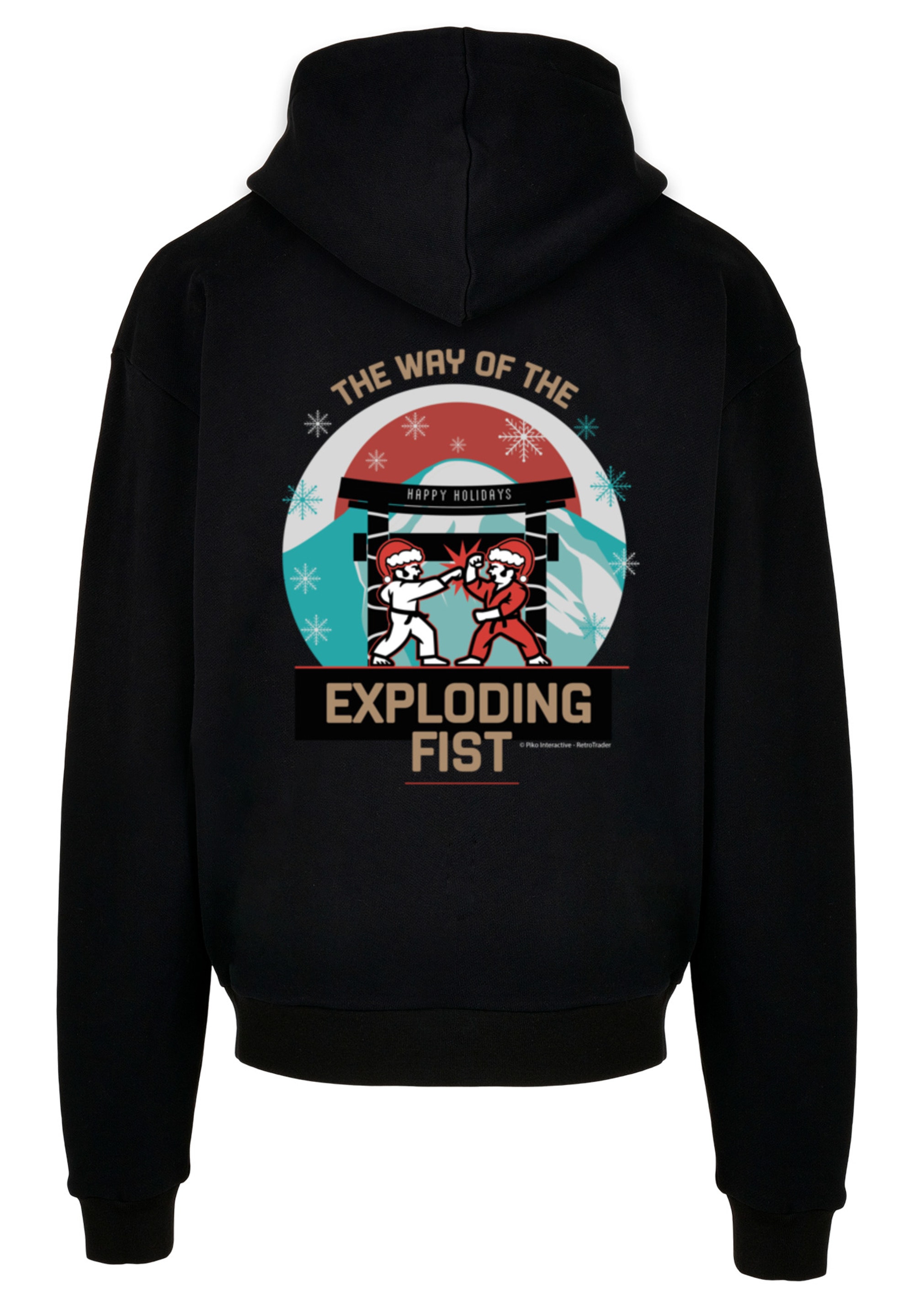 F4NT4STIC Kapuzenpullover "Christmas Way of the Exploding Fist", Print günstig online kaufen