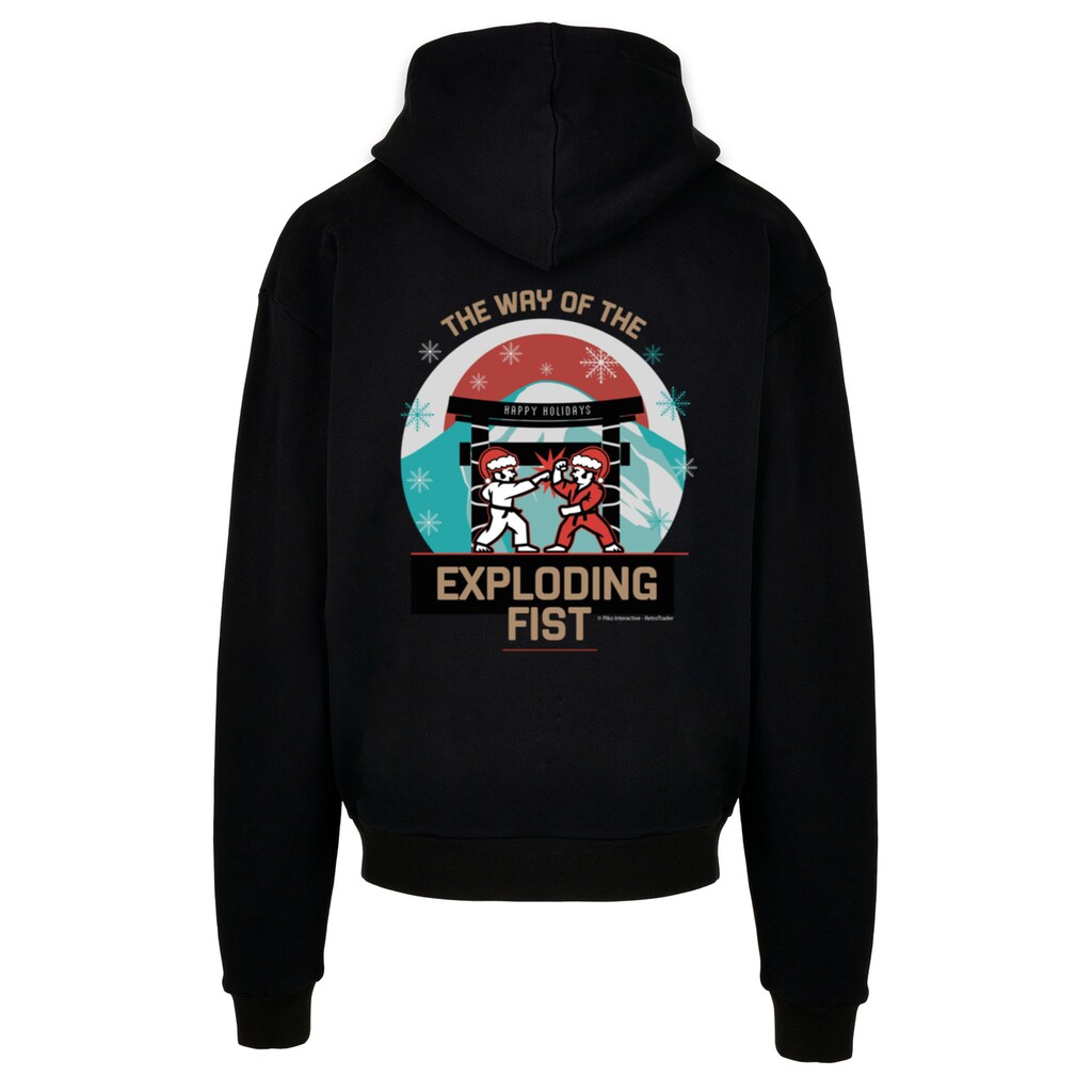 F4NT4STIC Kapuzenpullover »Christmas Way of the Exploding Fist«
