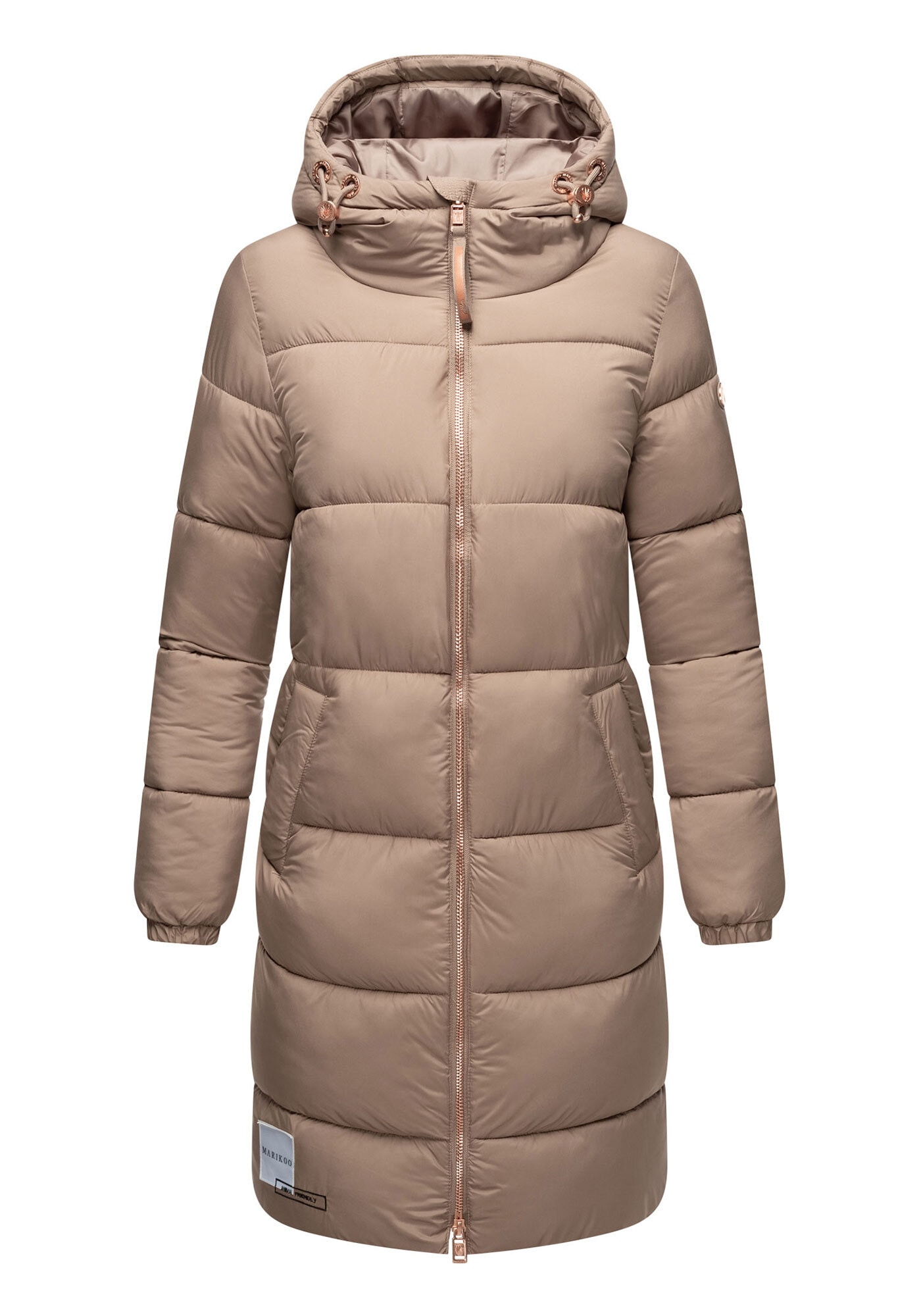 Marikoo Winterjacke »Nomadiaa«, Lange Damen Winterjacke