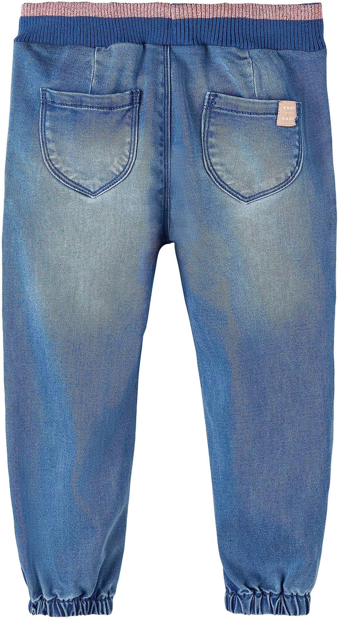 Name It Jogg Pants »NMFBELLA SHAPED ROUND JEANS 1510-TO NOOS«, Bund mit  Glitzer-Effekt online bestellen | BAUR