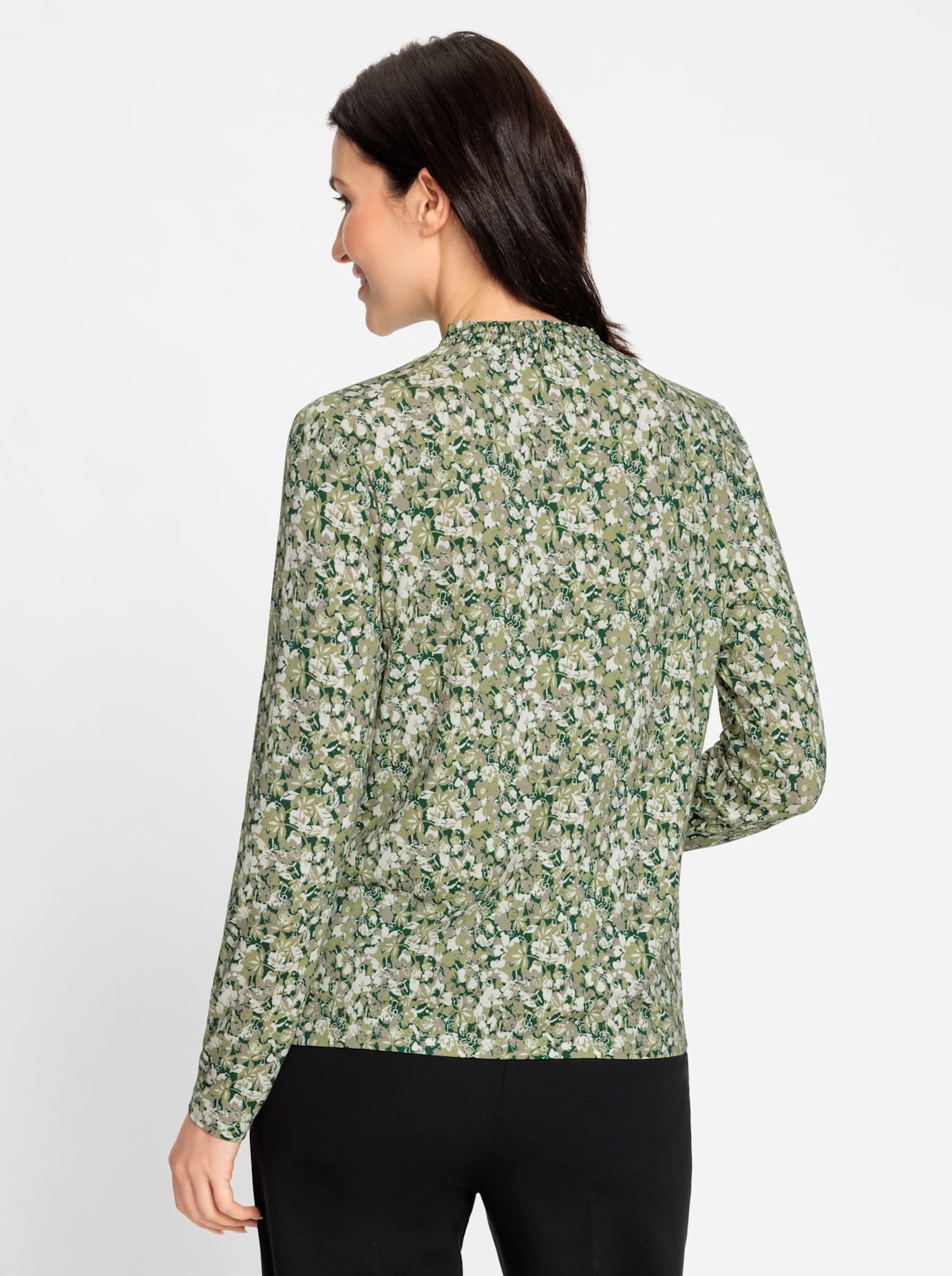 Inspirationen Stehkragenshirt »Stehkragen-Shirt«, (1 tlg.)