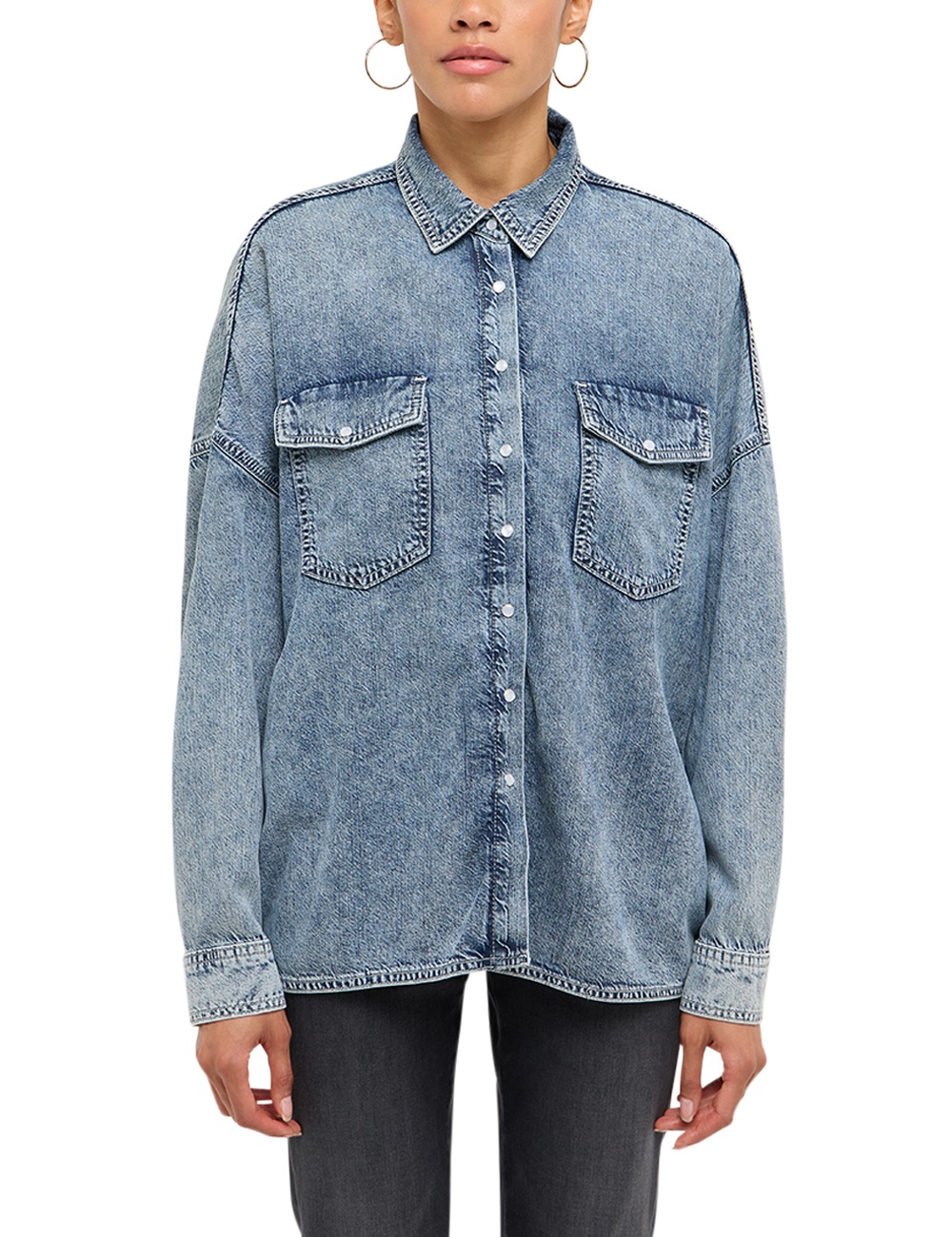 MUSTANG Langarmbluse "Damen Style Ruby" günstig online kaufen