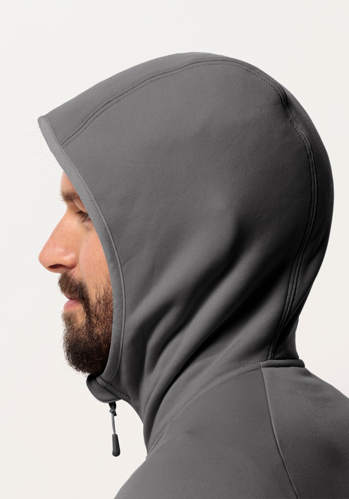 Jack Wolfskin Fleecejacke »BAISELBERG HOODED FZ M«, mit Kapuze
