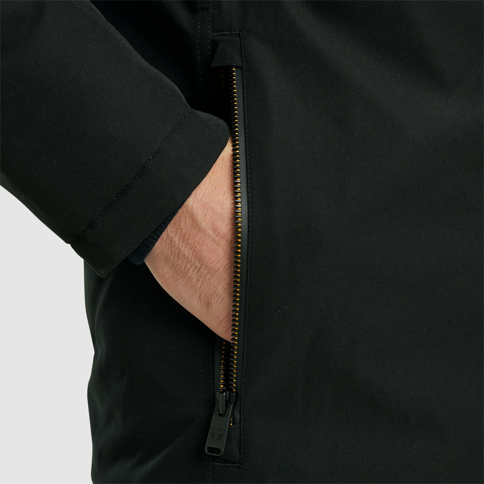 PME LEGEND Outdoorjacke »Semi long jacket STEARPACKER Ottoman«, mit Kapuze, mit Kapuze