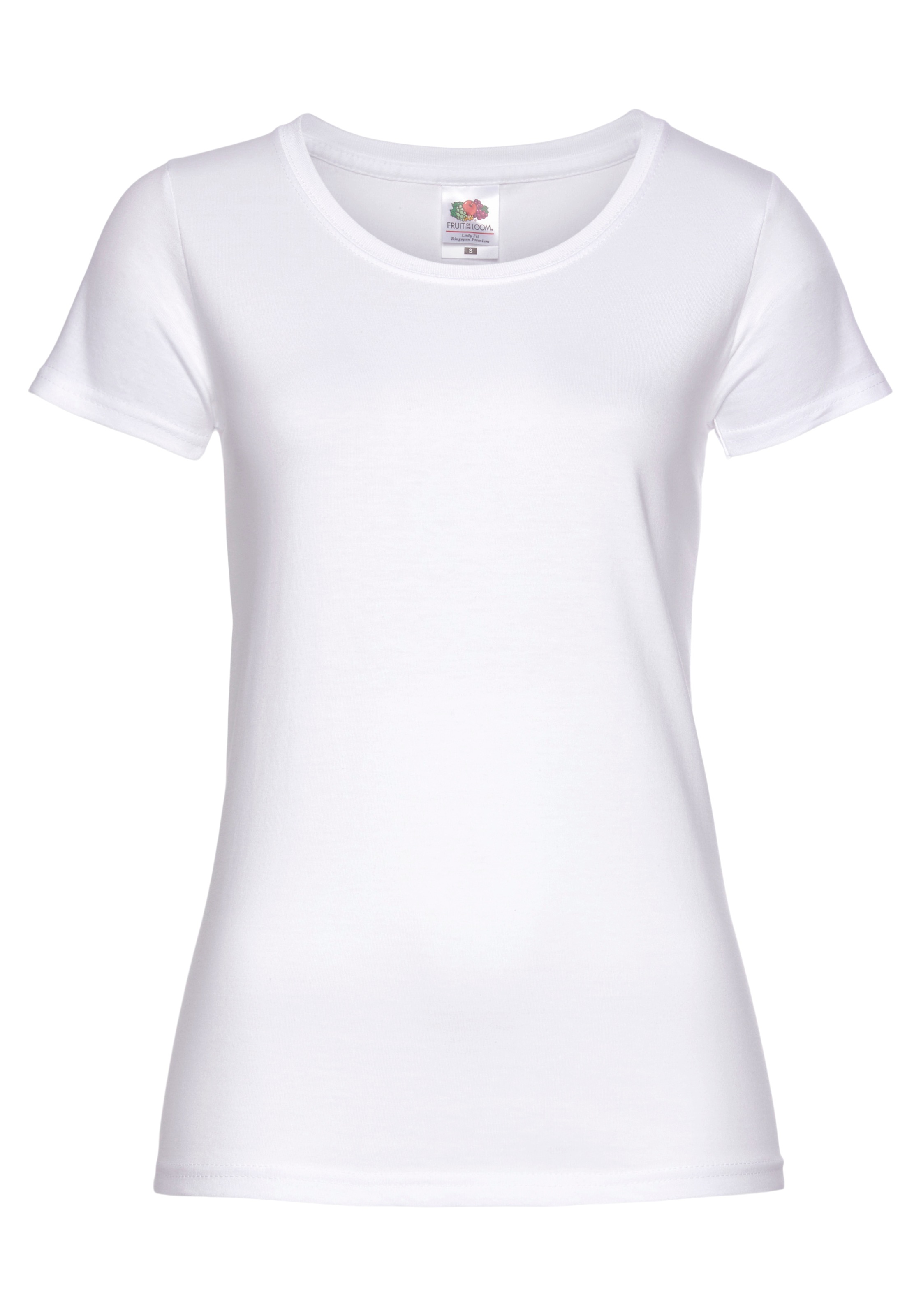 Fruit of the Loom Rundhalsshirt "Lady Fit Premium" Packung, 2er-Pack, 2 Stk günstig online kaufen