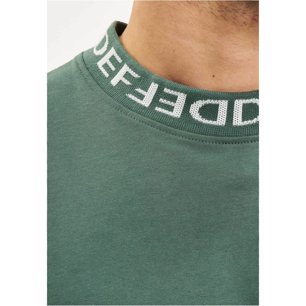 DEF T-Shirt »DEF Herren DEF Basic Rib T-Shirt«, (1 tlg.)