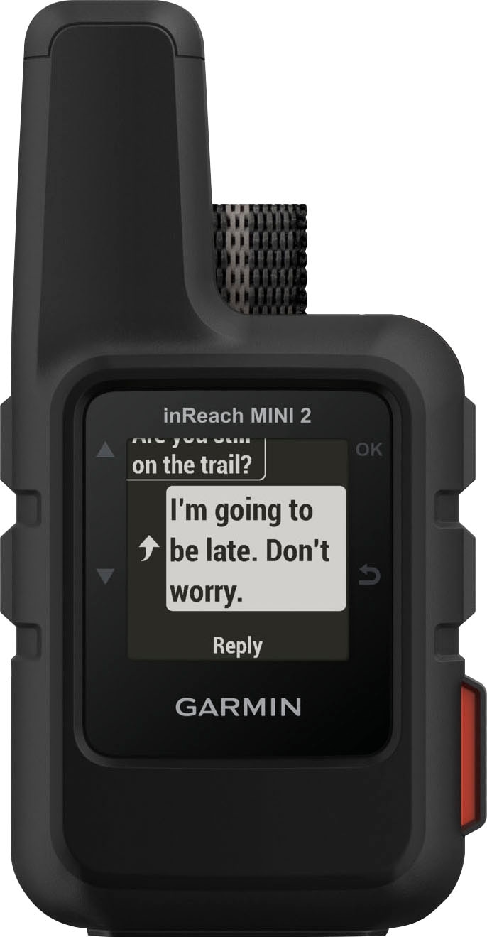 GARMIN Outdoor-Navigationsgerät "Garmin inReach Mini 2 Black GPS EMEA", B:15cm H:10cm T:22cm, schwarz, Navigationsgeräte, TracBack-Routing-Funktion,