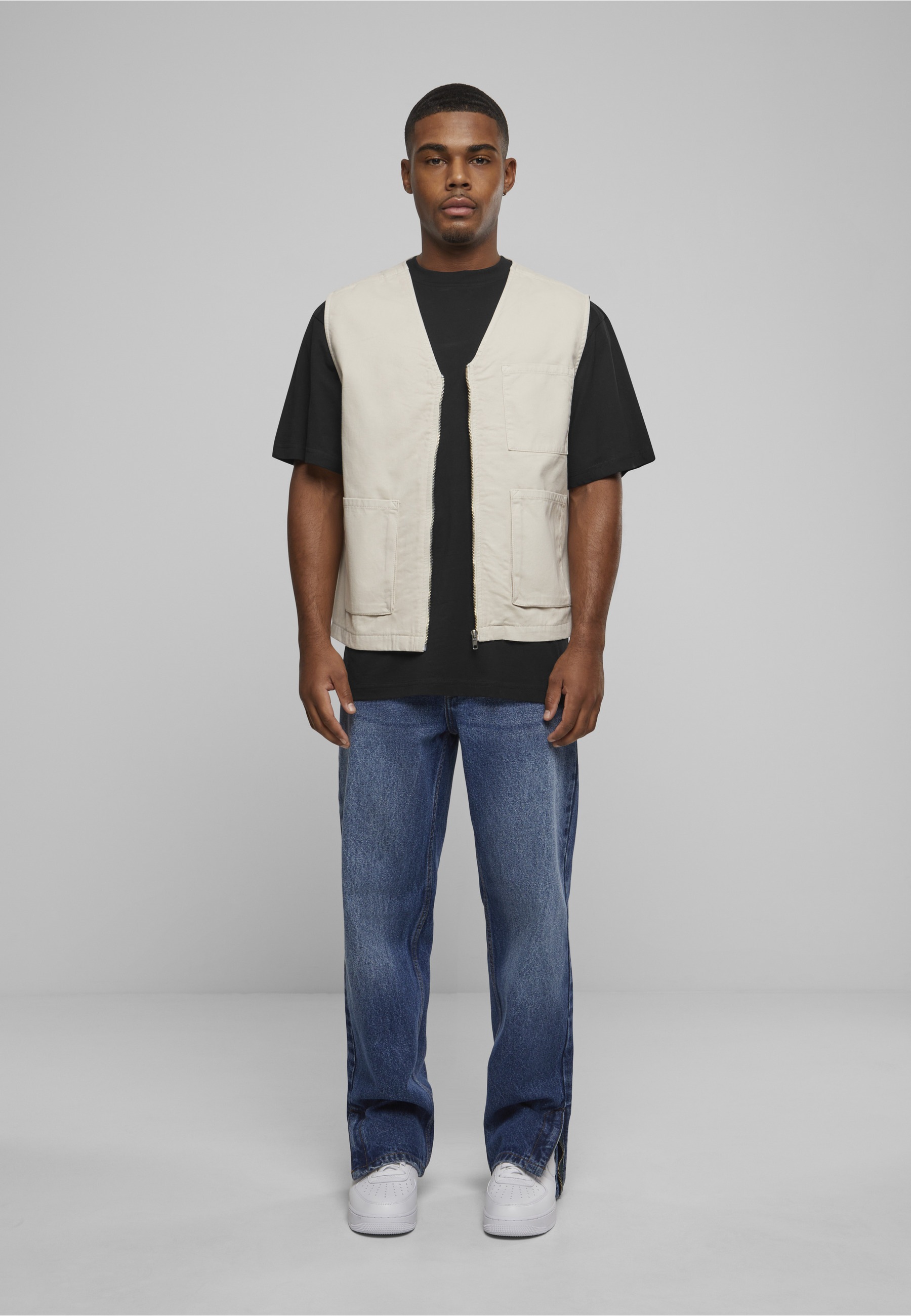 URBAN CLASSICS Steppweste »Urban Classics Herren Organic Cotton Vest« 1 Stk.
