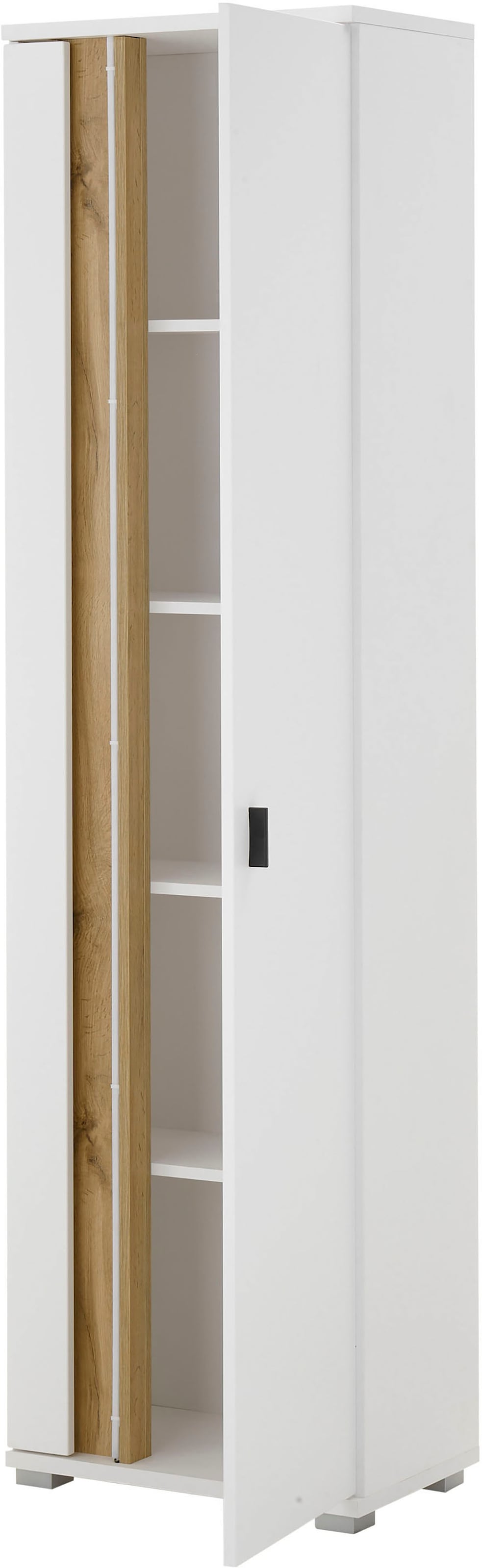 INOSIGN Mehrzweckschrank »LONG ISLAND«, (1 St.), in moderner Trendfarbe,inklusive senkrechter Beleuchtung,Breite 55 cm