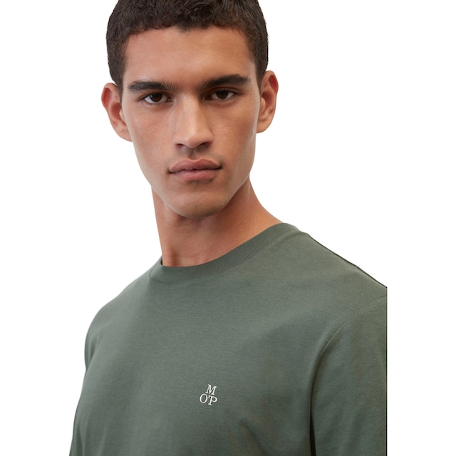 Marc O\'Polo T-Shirt, Logo-T-Shirt, shaped aus Bio-Baumwolle ▷ bestellen |  BAUR