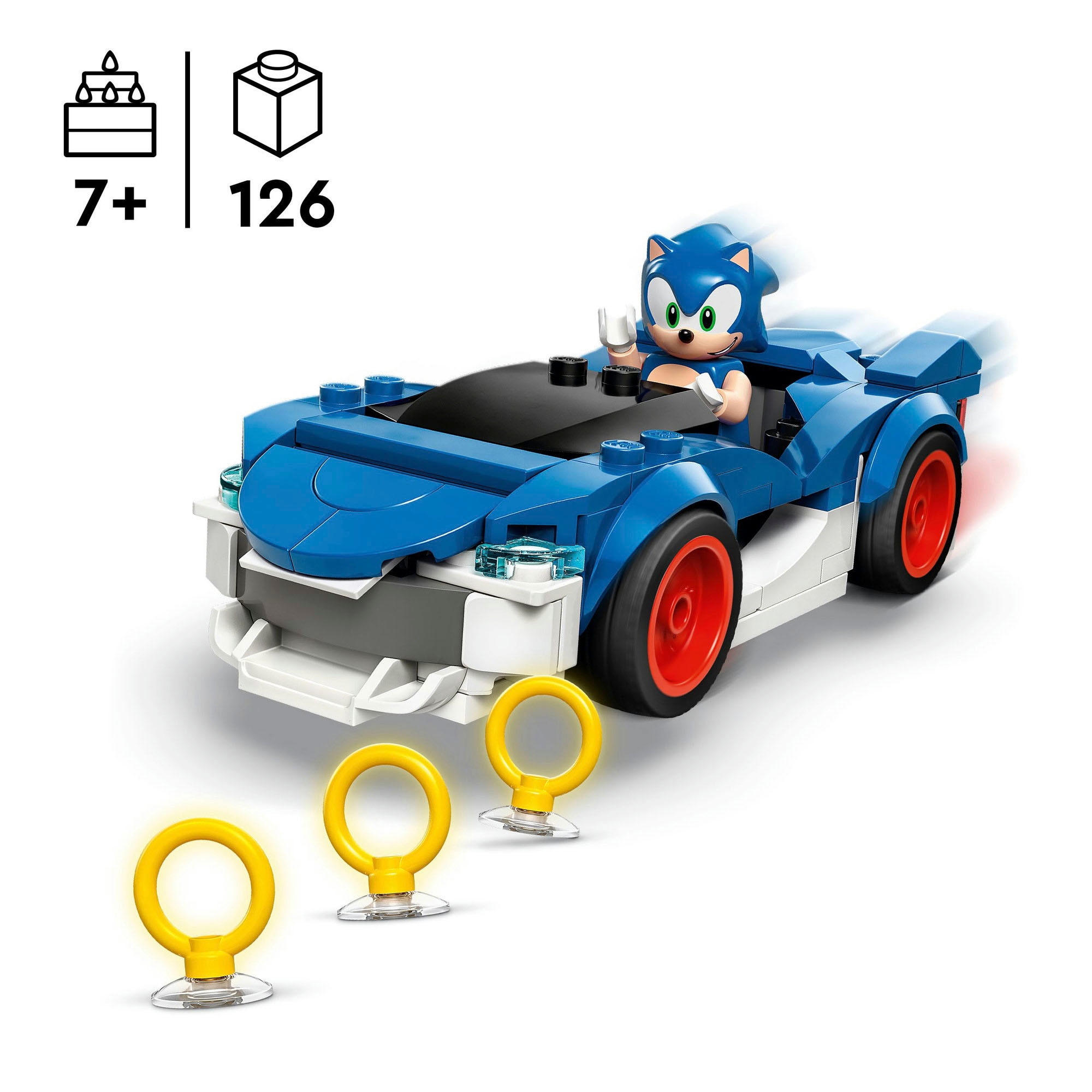 LEGO® Konstruktionsspielsteine »Sonic: Speedster Lightning (77117), LEGO Sonic«