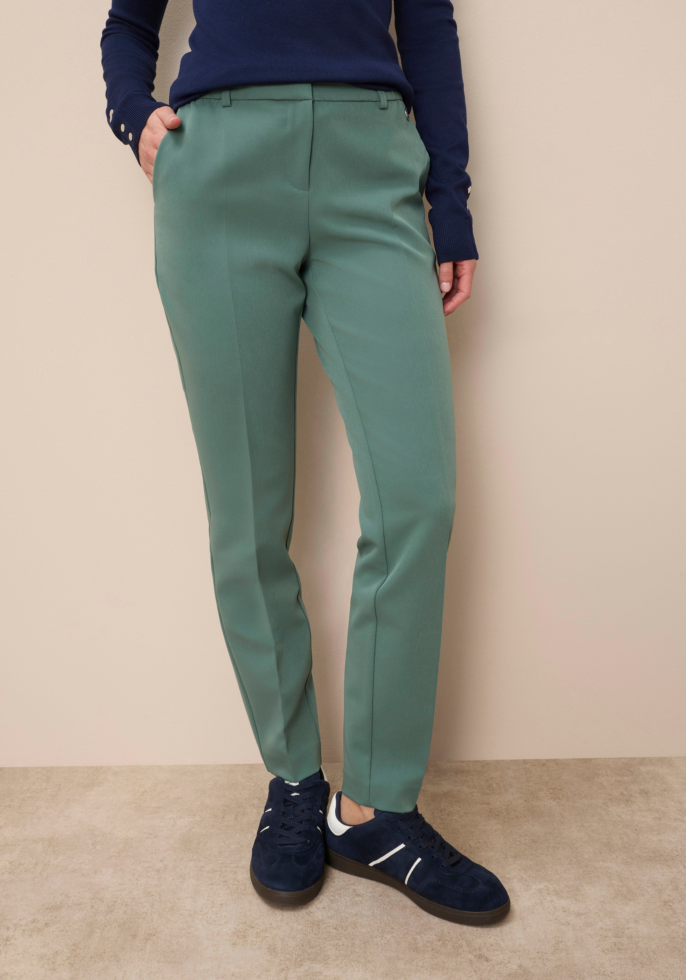 Tamaris Anzughose in Trendfarben - mit passendem Blazer günstig online kaufen