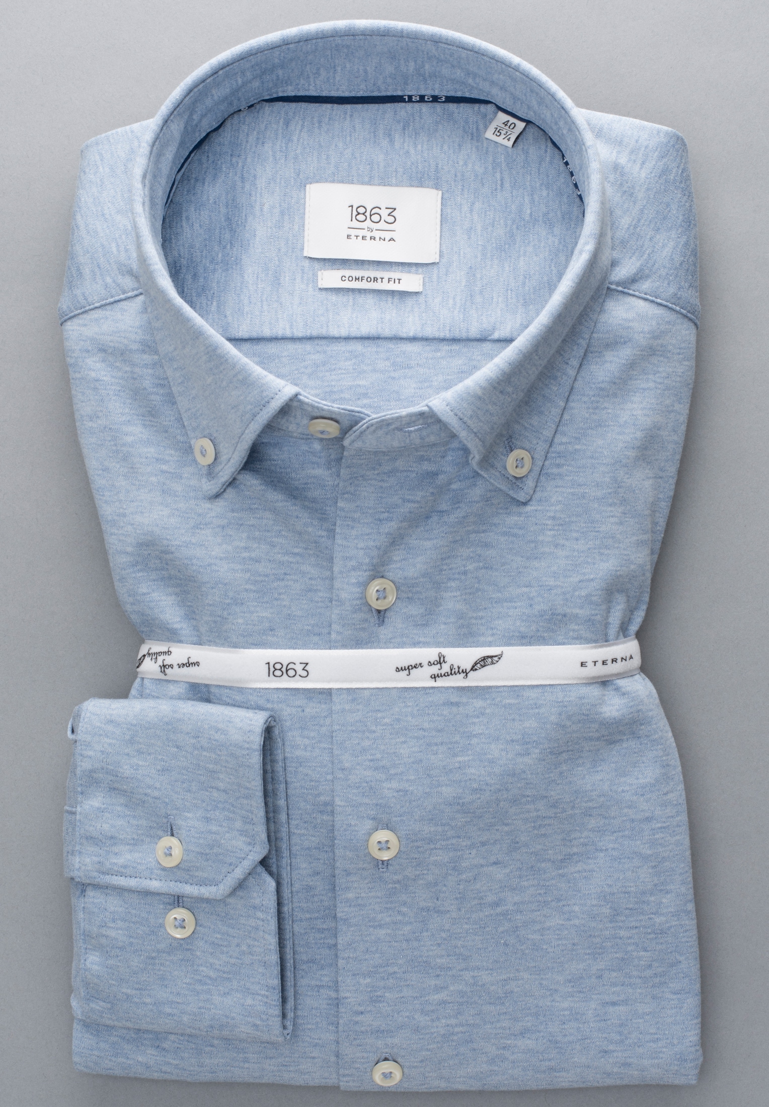 Eterna Langarmhemd »COMFORT FIT« EASY IRON (bügelleicht)