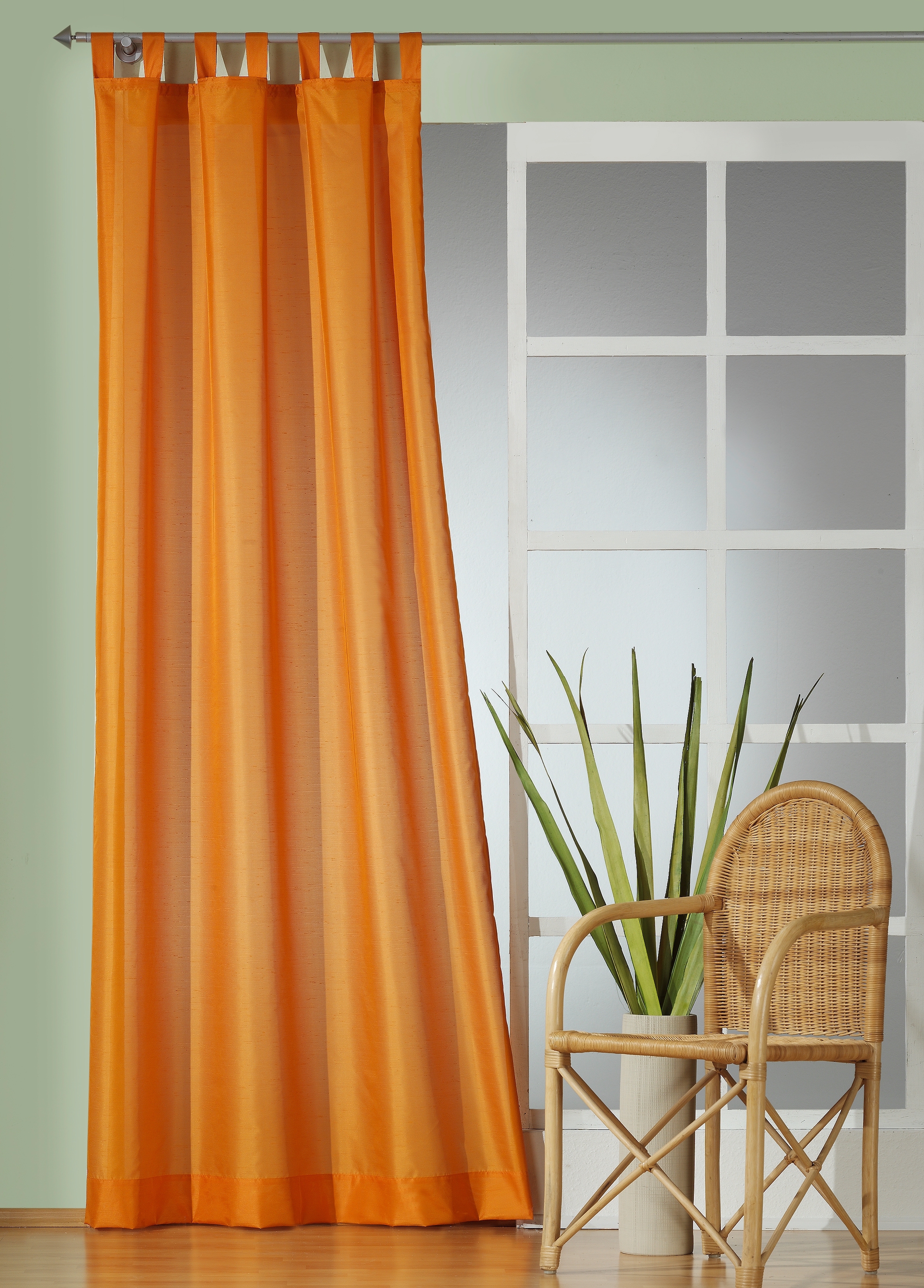 Wirth Gardine "Daria" Schlaufen 1 Stk. tlg. günstig online kaufen